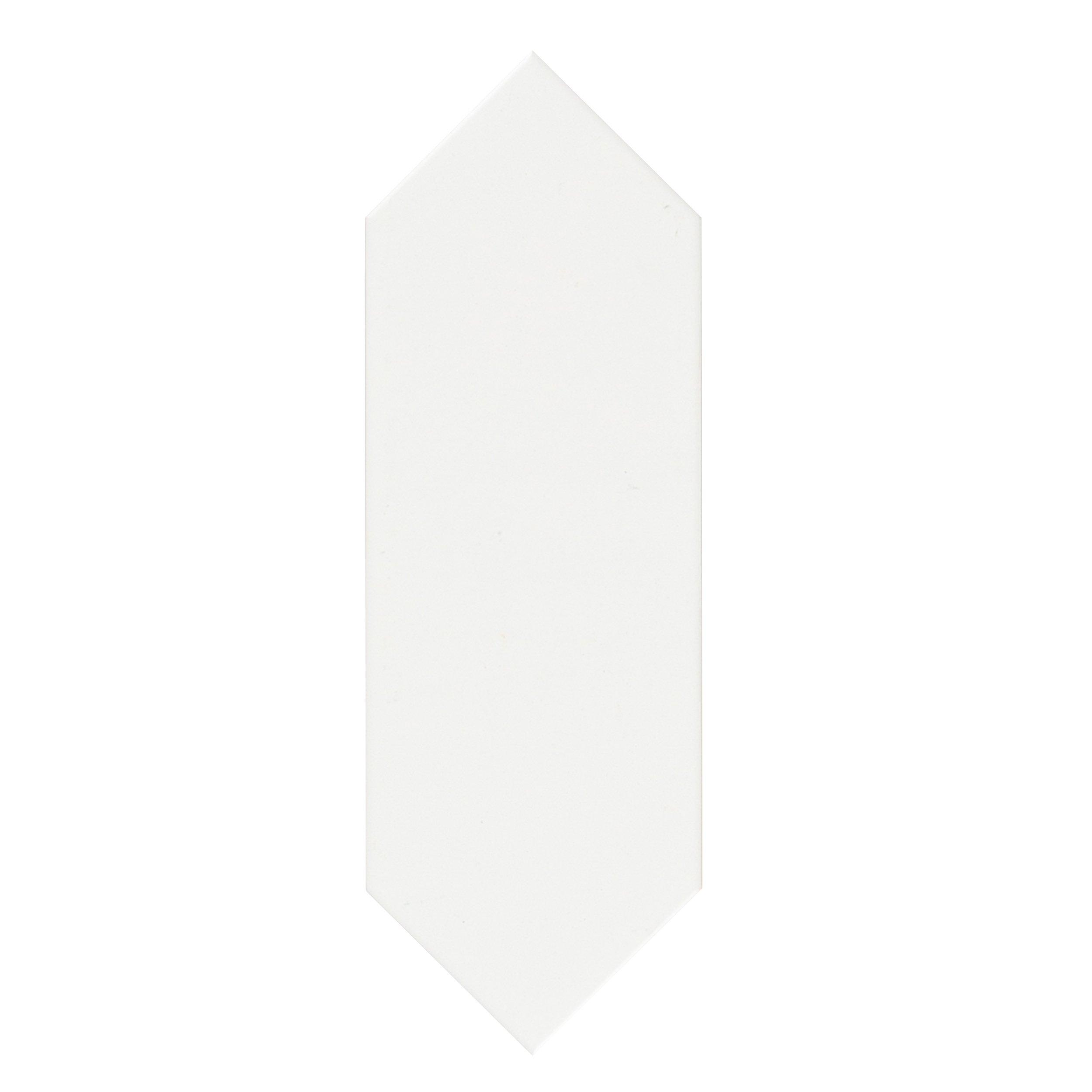 White Picket Matte Ceramic Tile