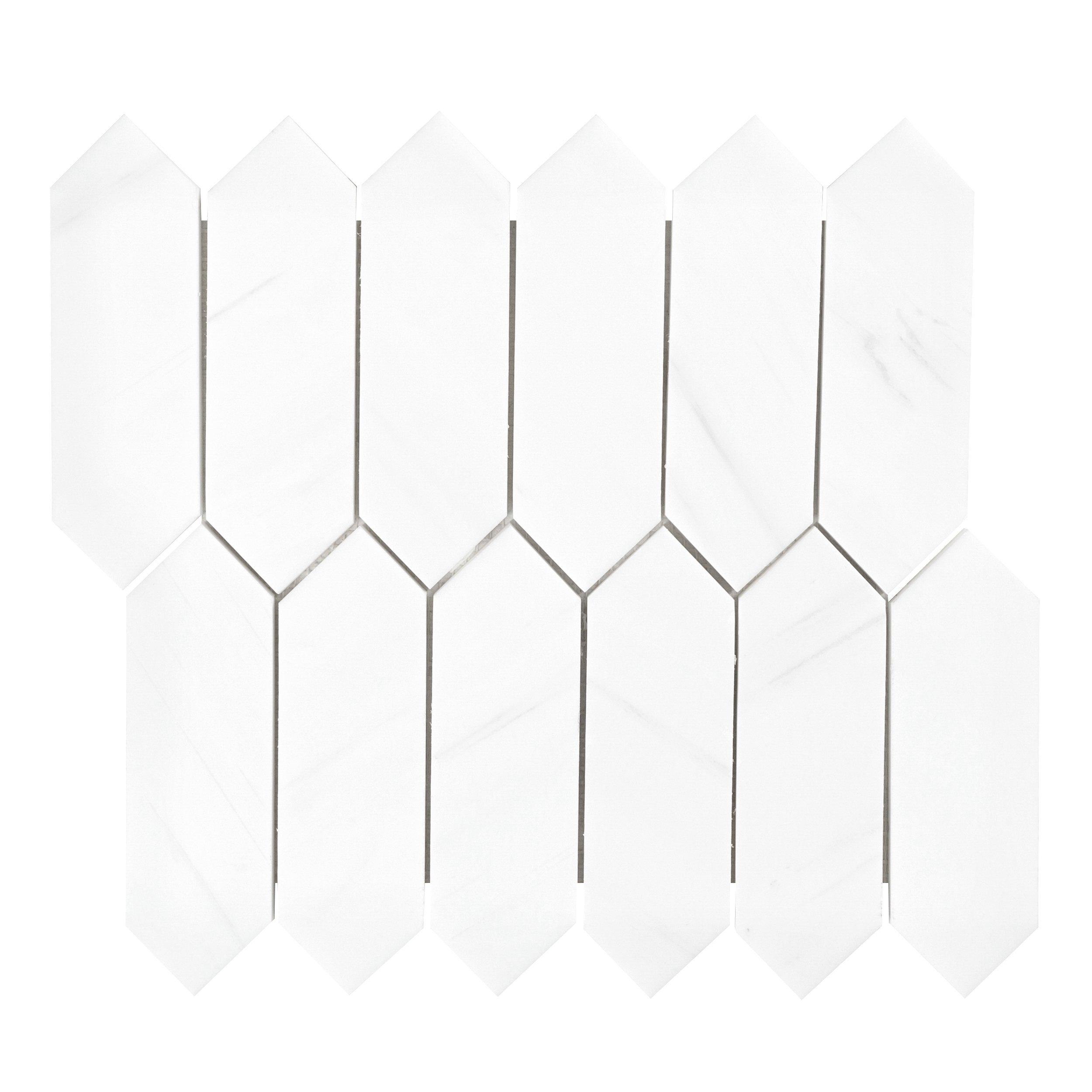 Dolomite Premium Picket Polished Marble Mosaic