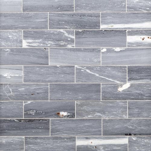 Palissandro Dark Blue Polished Marble Tile 4 X 12 100465921 Floor And Decor