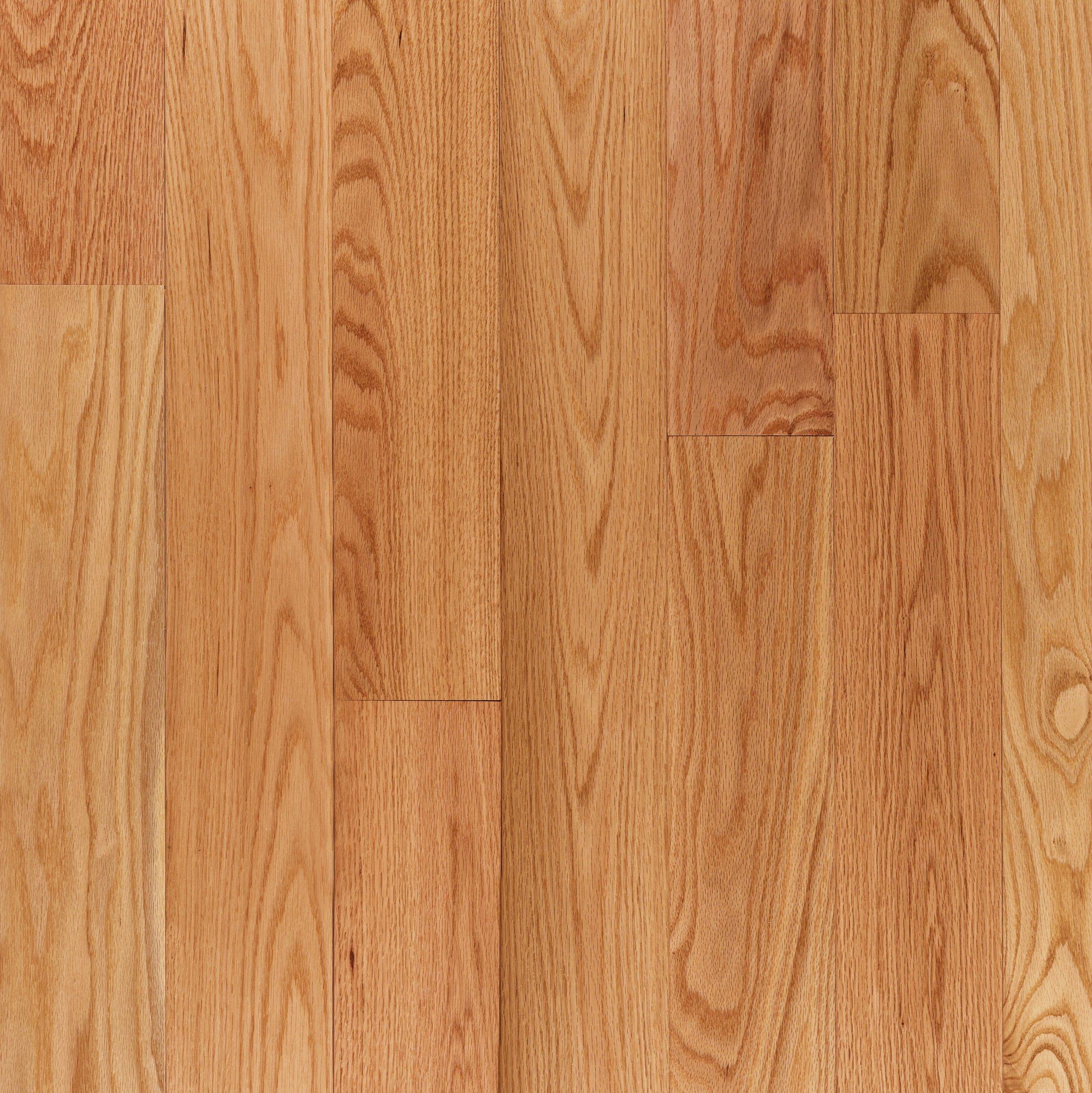 Red Oak Smooth Solid Hardwood Floor, Floor And Decor Unfinished Hardwood