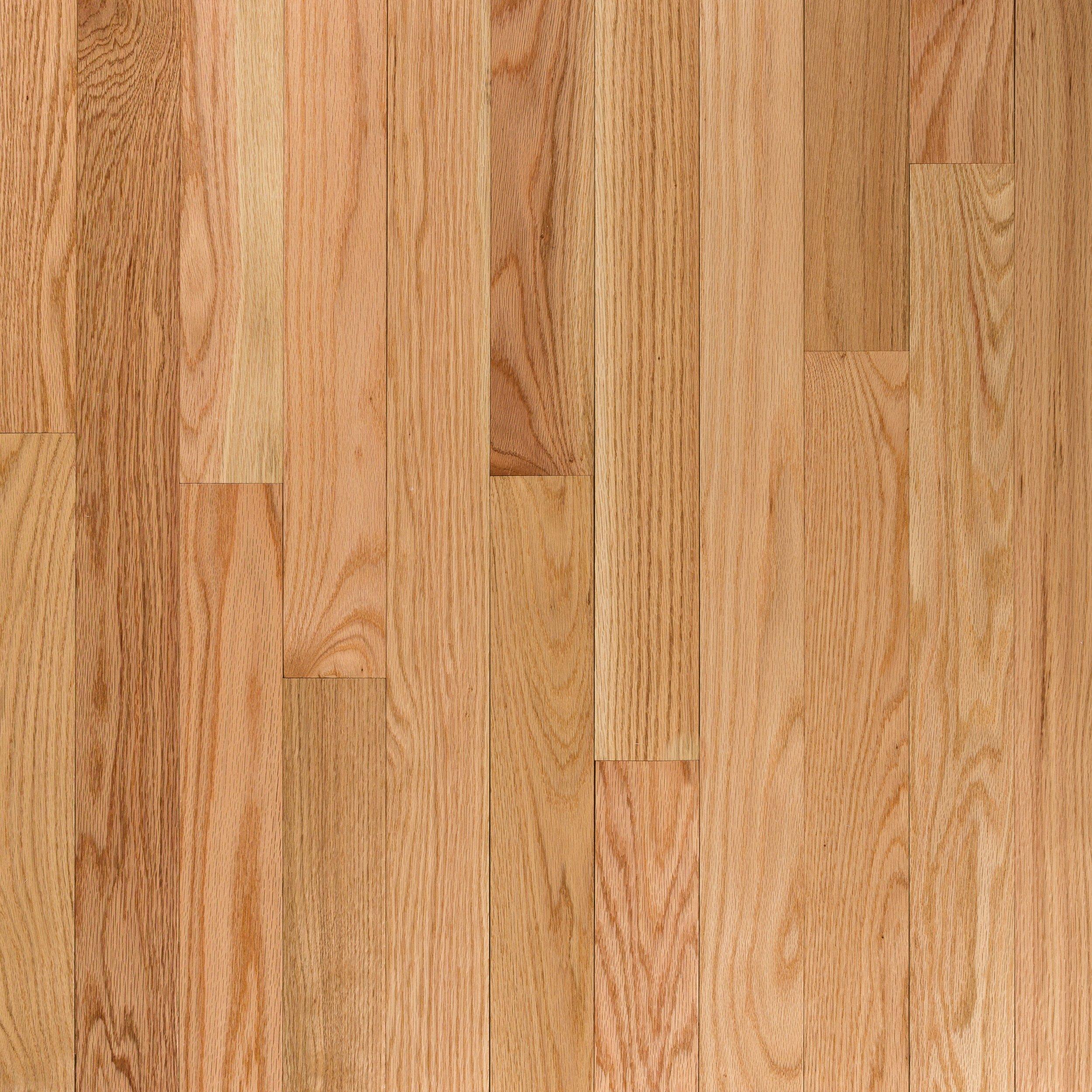 Natural Select Red Oak High Gloss Smooth Solid Hardwood