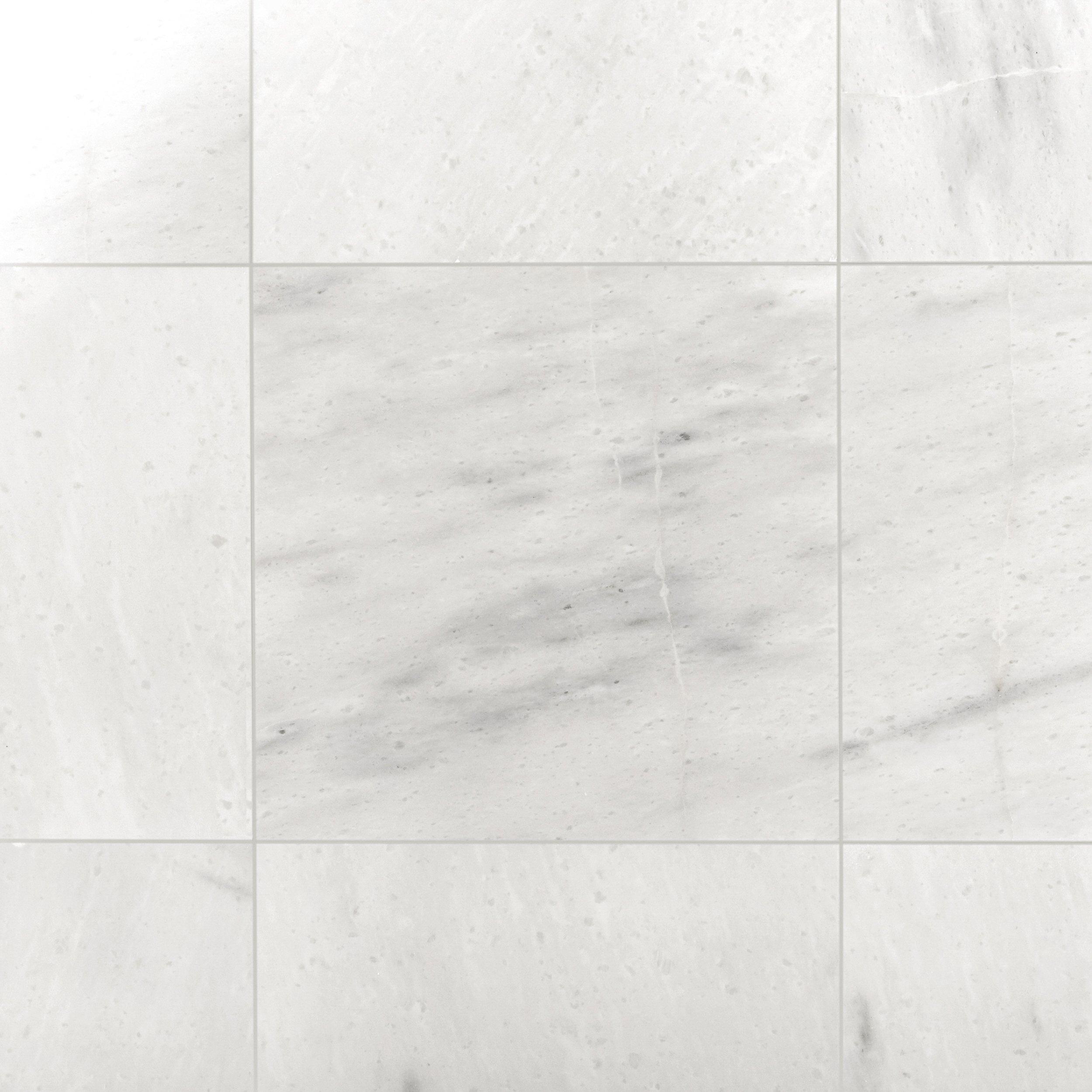Provincial White Honed Marble Tile
