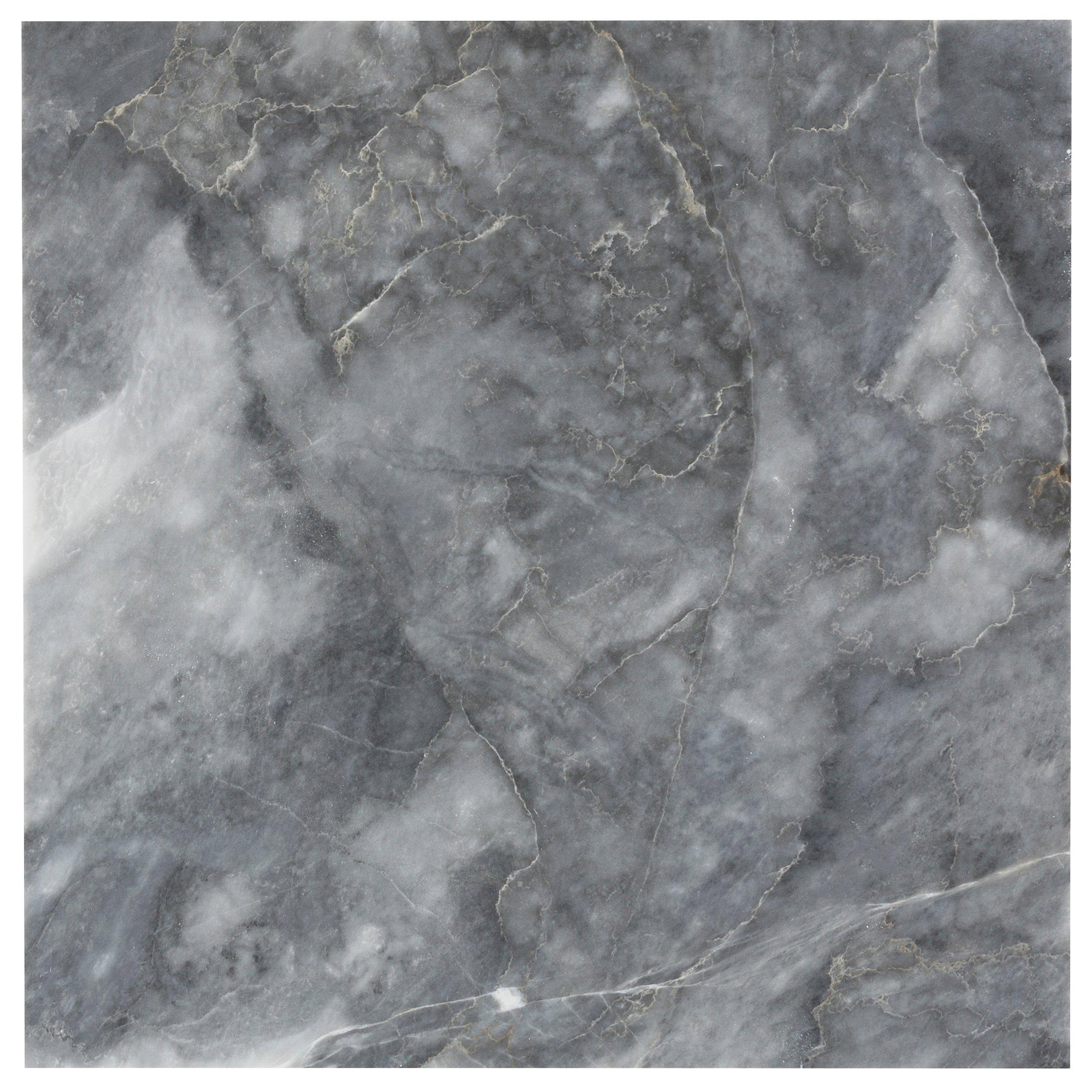 Centurion Gray Polished Marble Tile 12 x 24 100527324 Floor and Decor