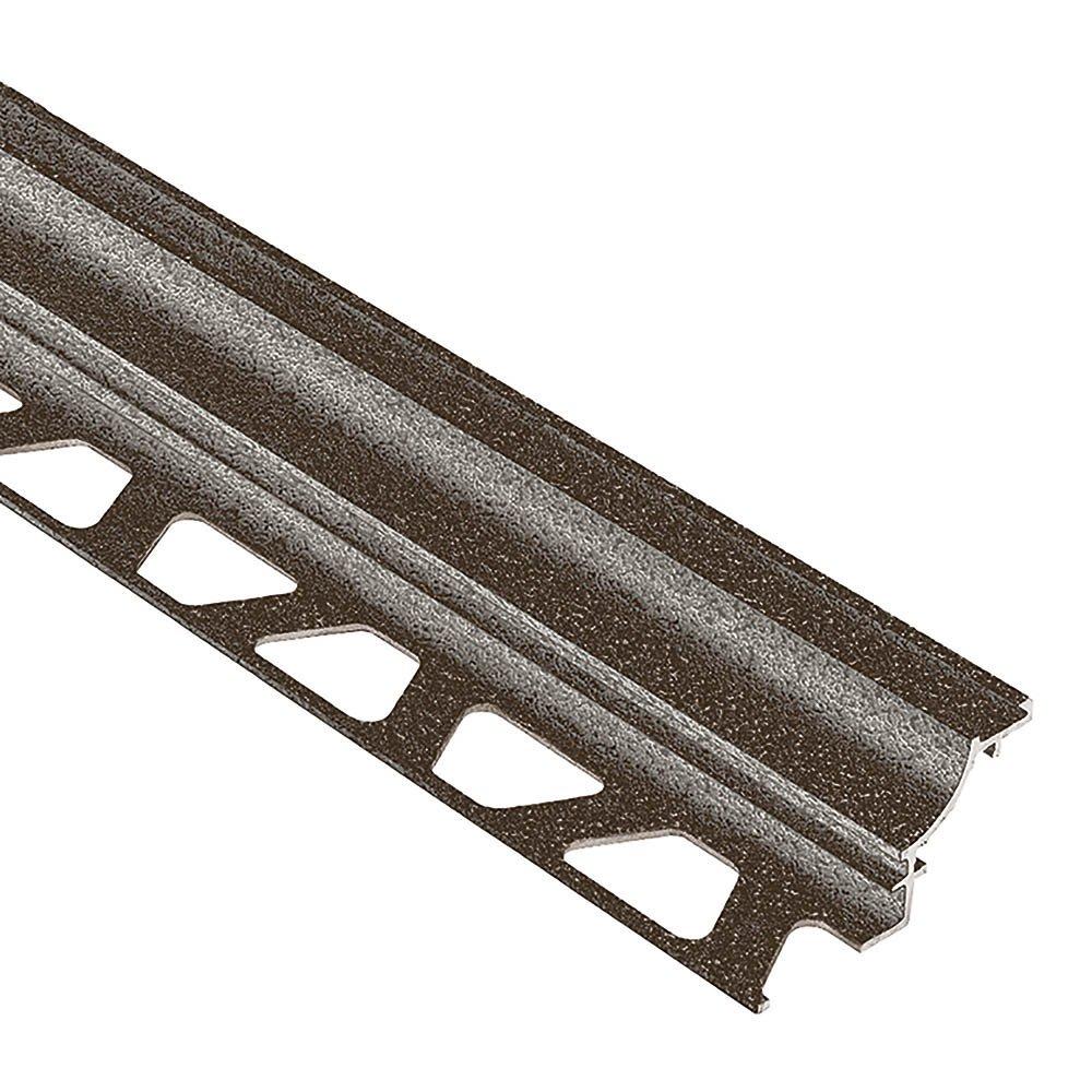 Schluter Dilex-Ahk Cove Base 1/2in. Aluminum Light Anthracite
