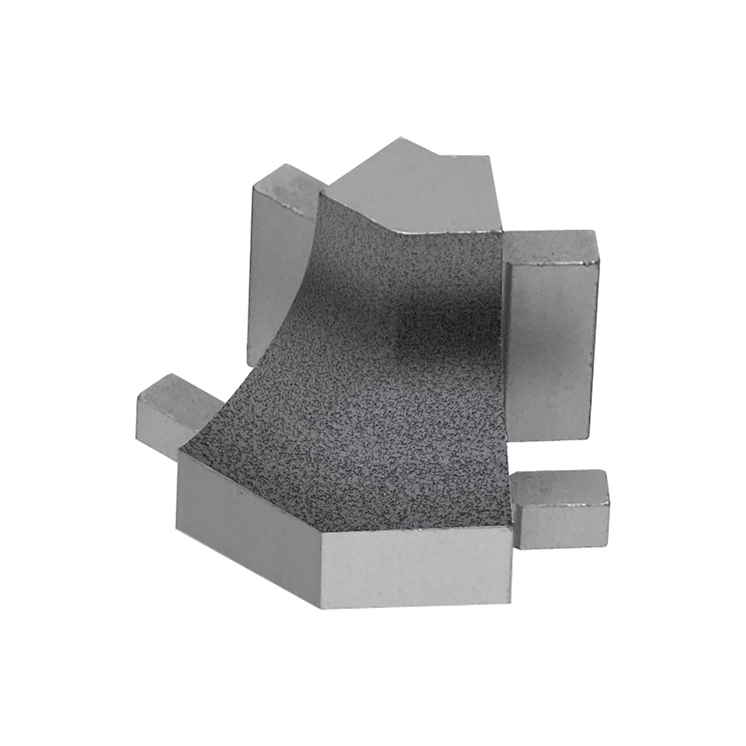 Schluter Dilex-Ahk Out Corner 135 Degrees Aluminum Stone Grey