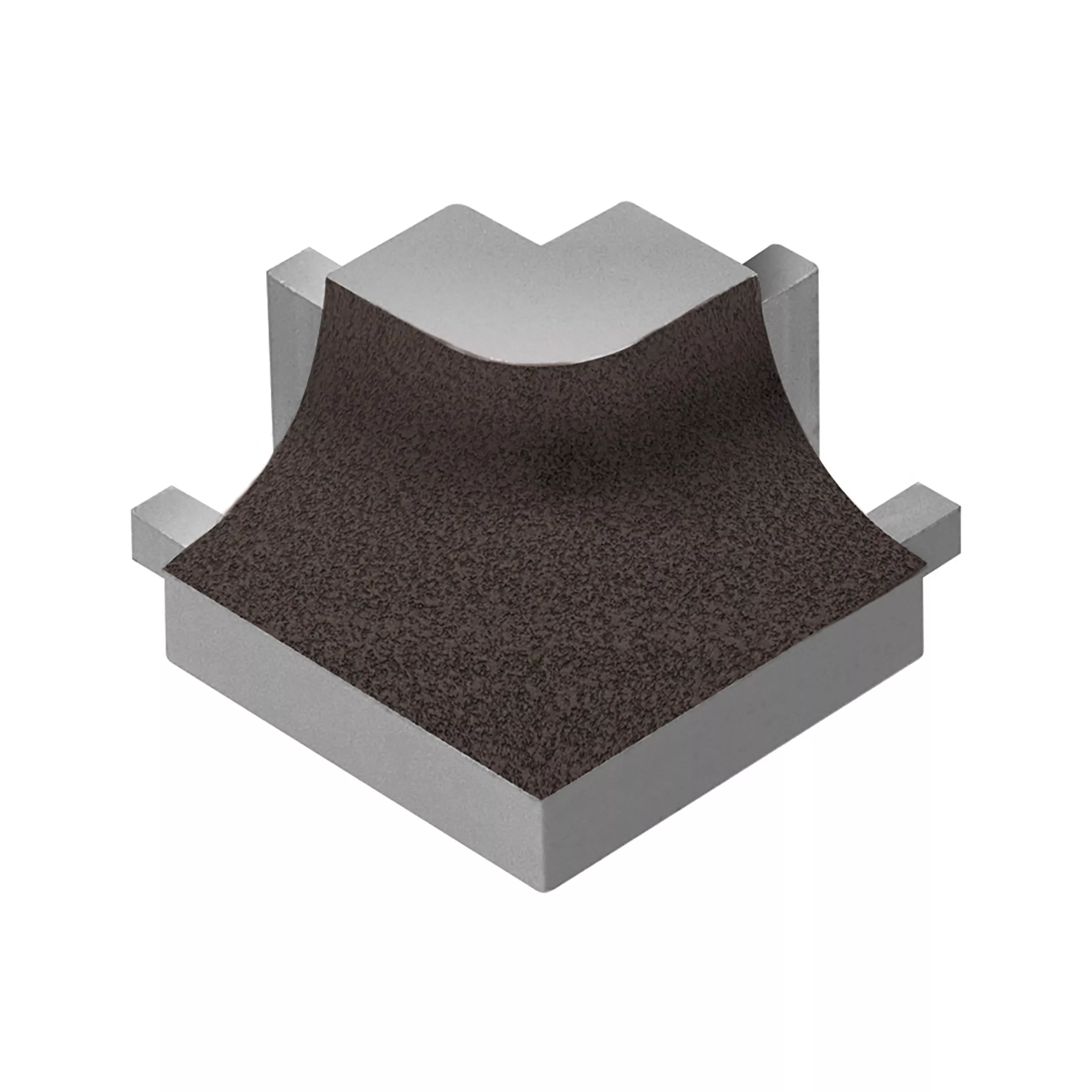 Schluter Dilex-Ahk Out Corner 90 Degrees Aluminum Dark Anthracite