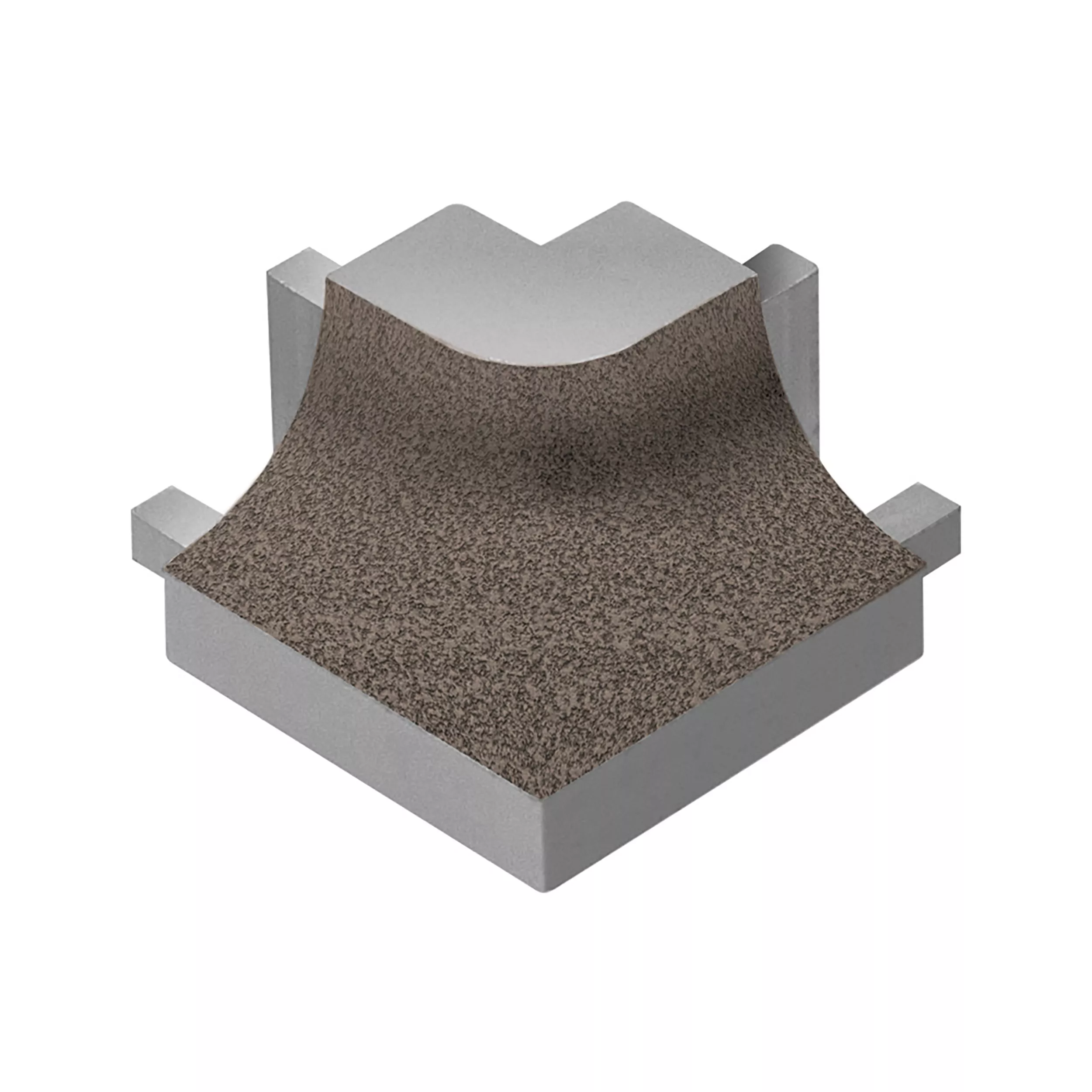 Schluter Dilex-Ahk Out Corner 90 Degrees Aluminum Light Anthracite