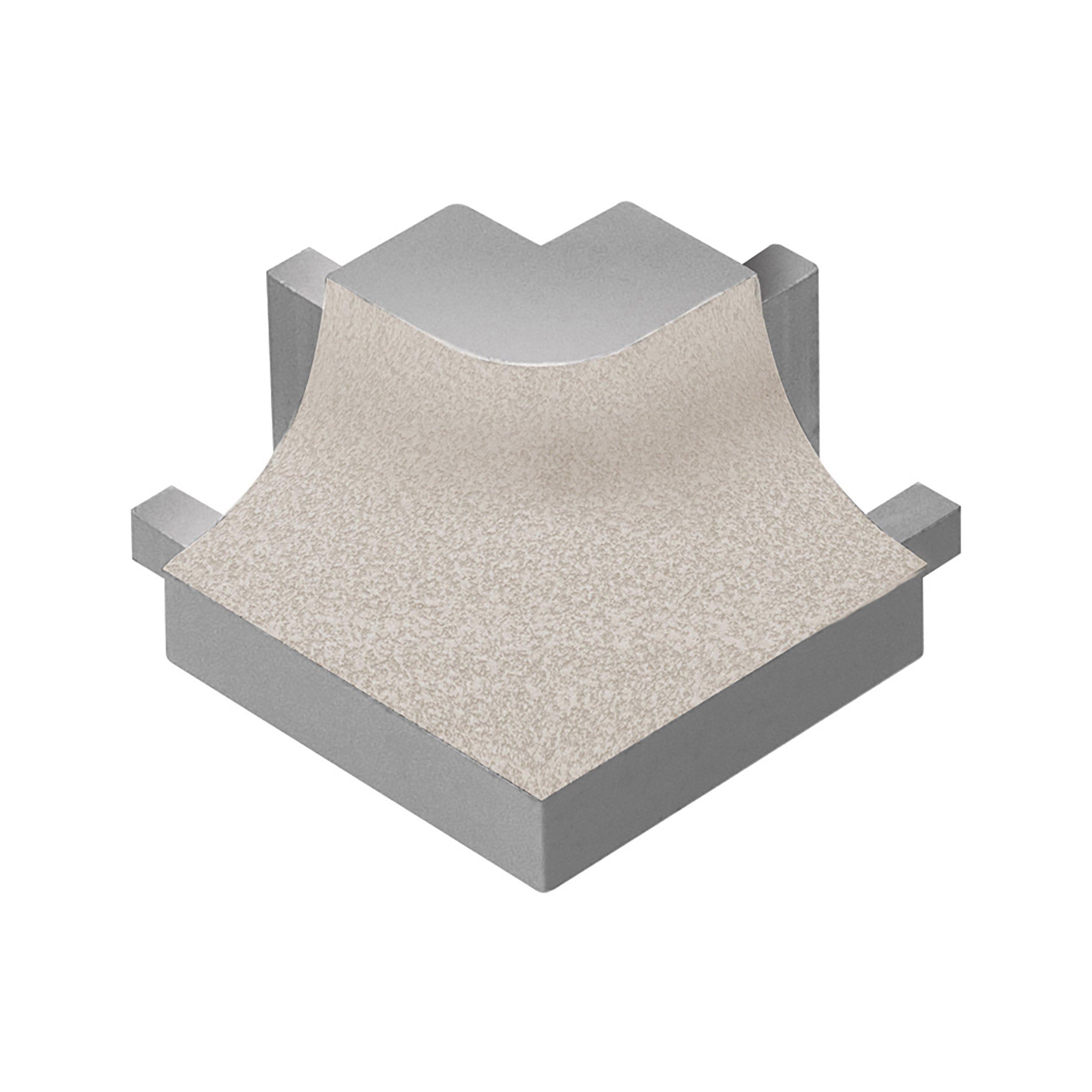Schluter Dilex-Ahk Out Corner Sq 90 Degrees Aluminum Ivory