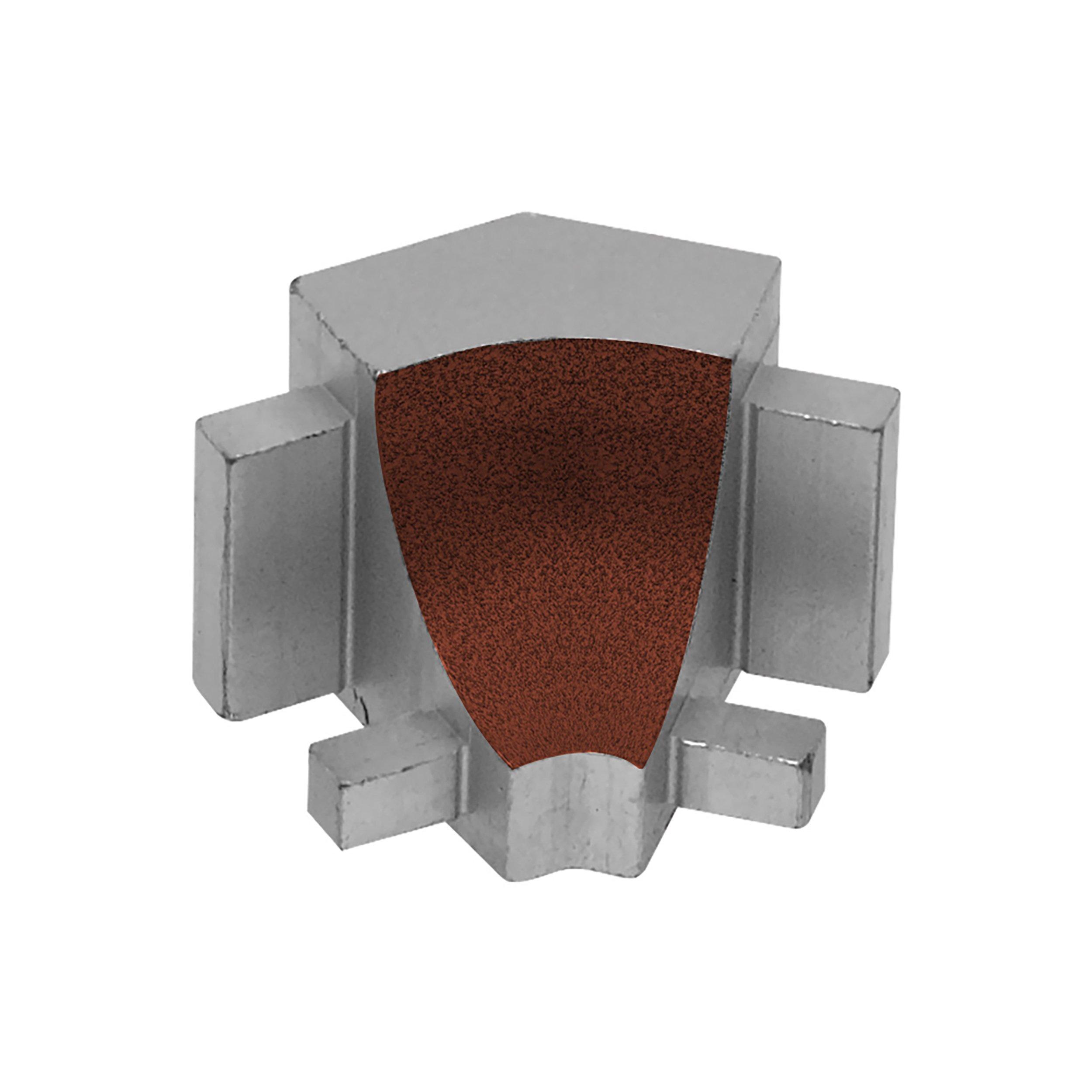 Schluter Dilex-Ahk In Corner 135 Degrees Aluminum Rustic Brown