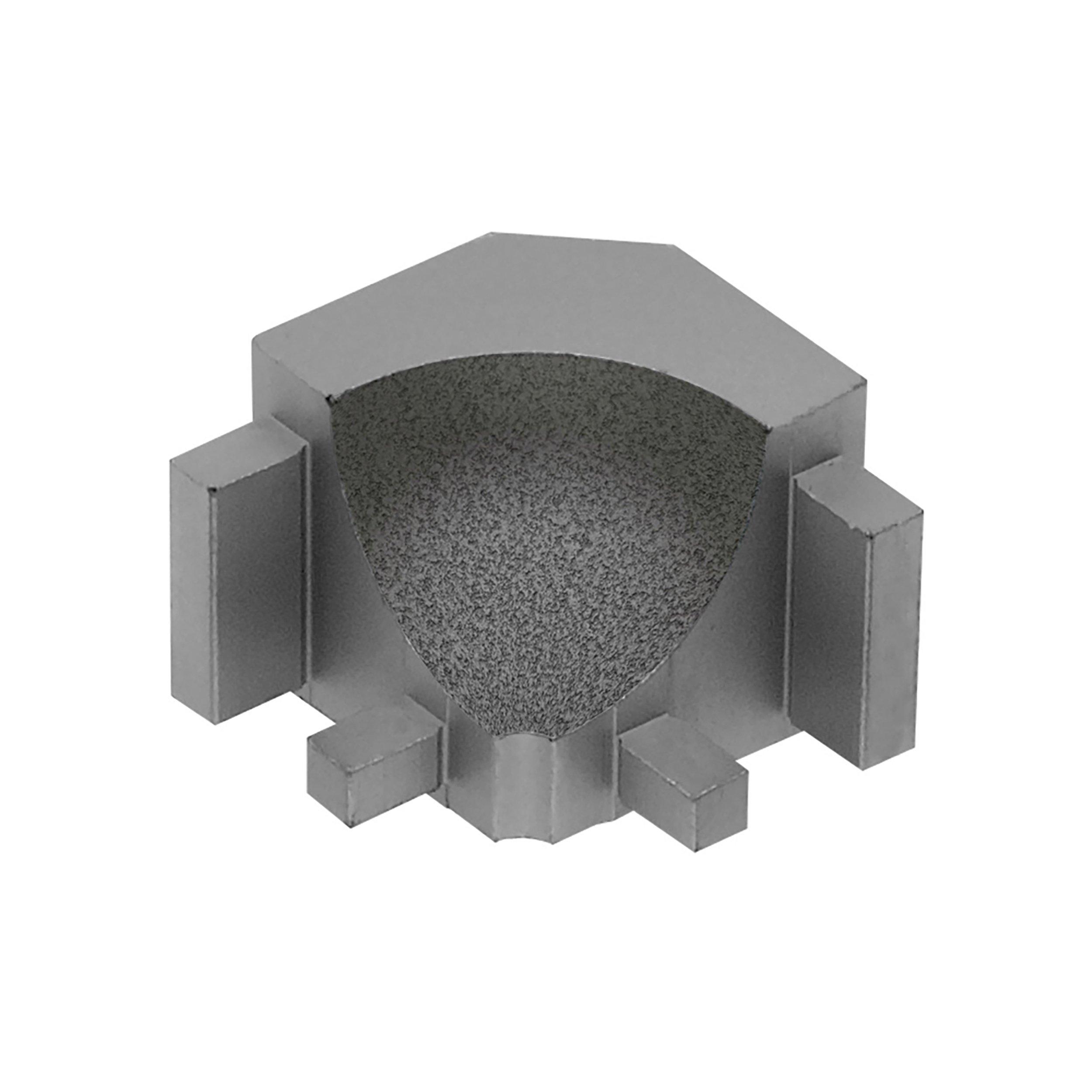 Schluter Dilex-Ahk In Corner 90 Degrees Aluminum Stone Grey