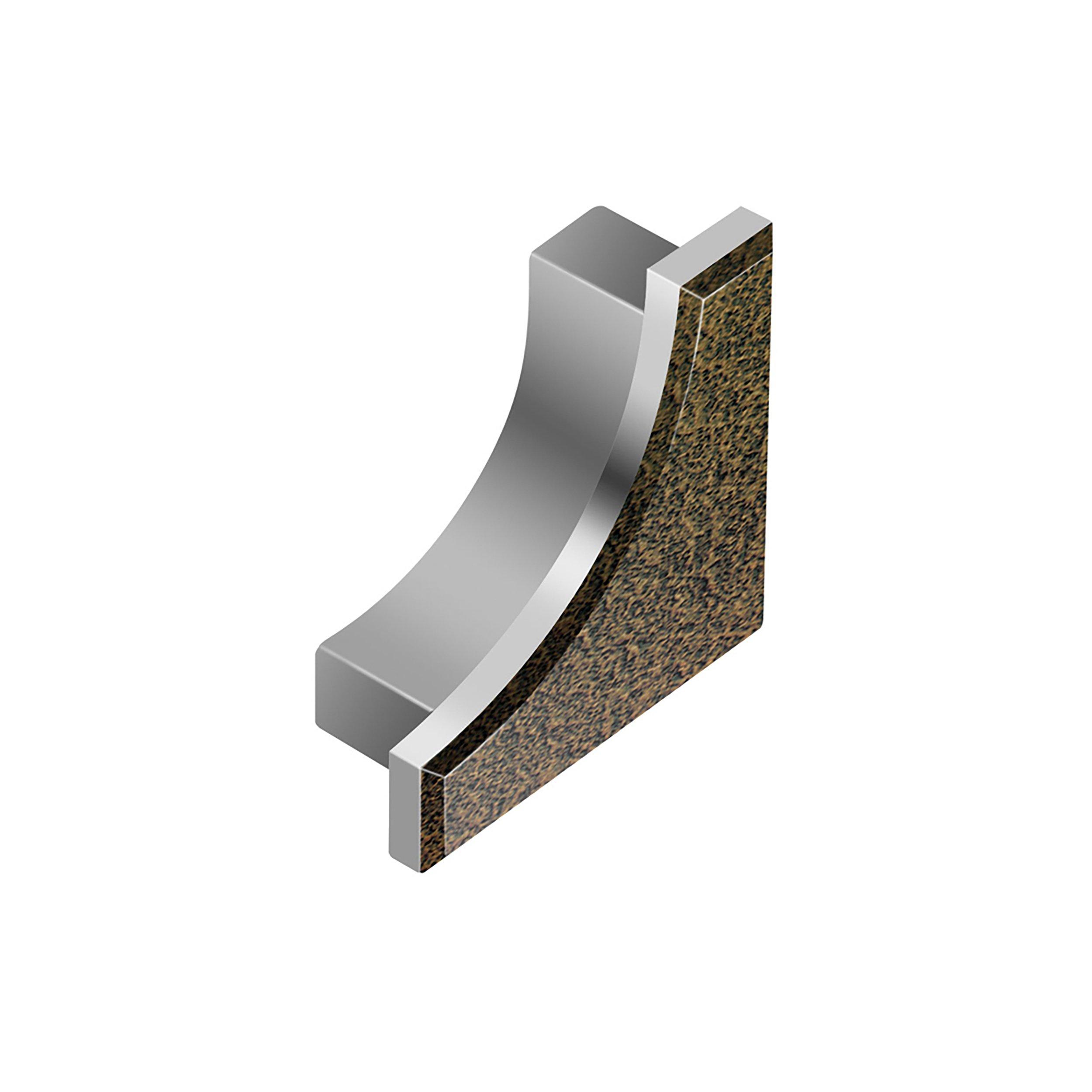 Schluter Dilex-Ahka End Cap Right Aluminum Bronze