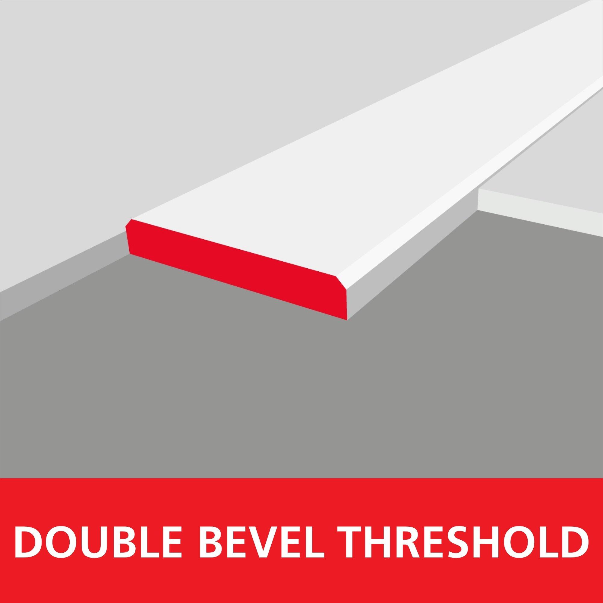 Carrara  Double Hollywood Marble Threshold