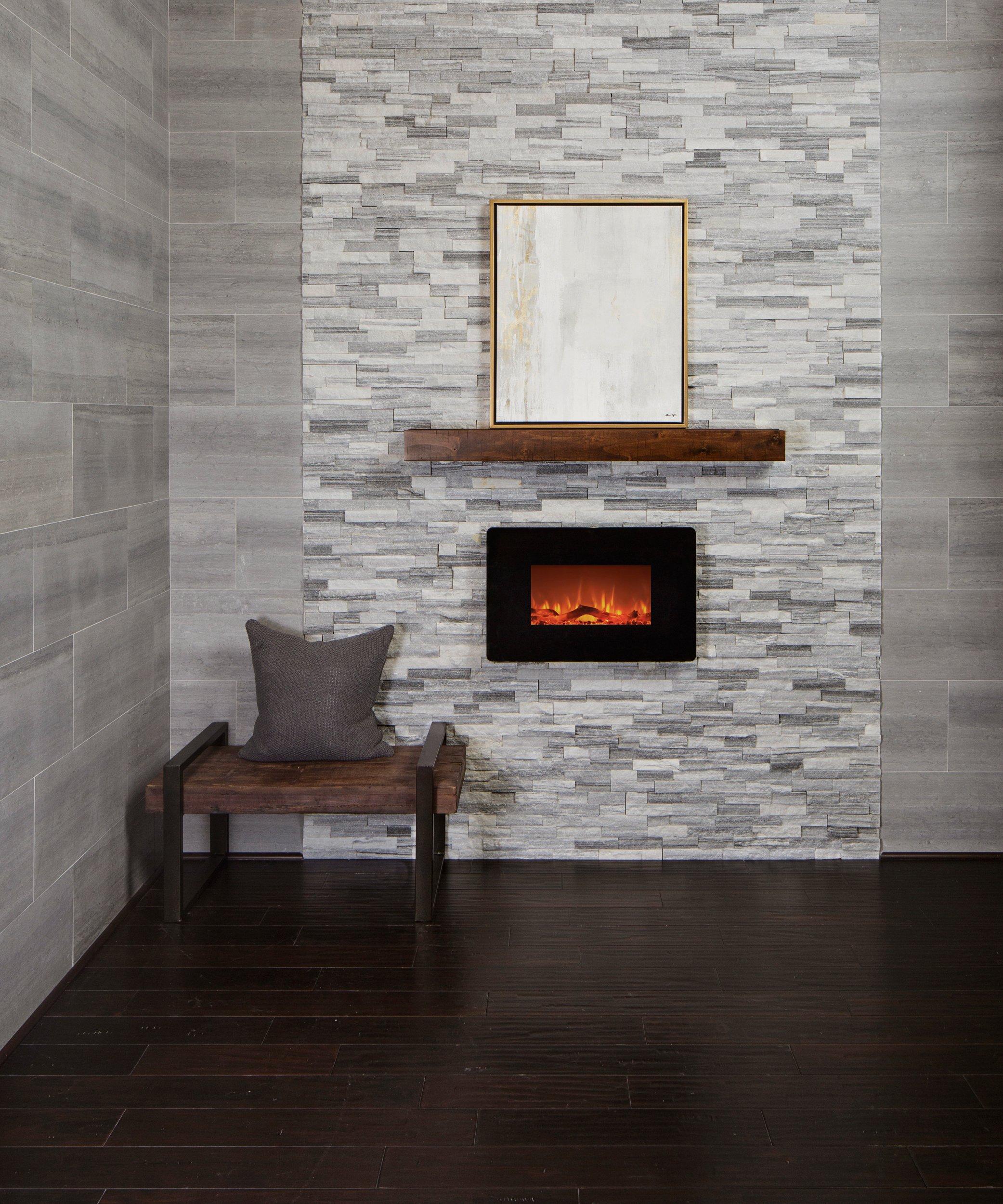 Devon Gray Splitface Quartz Ledger Panel