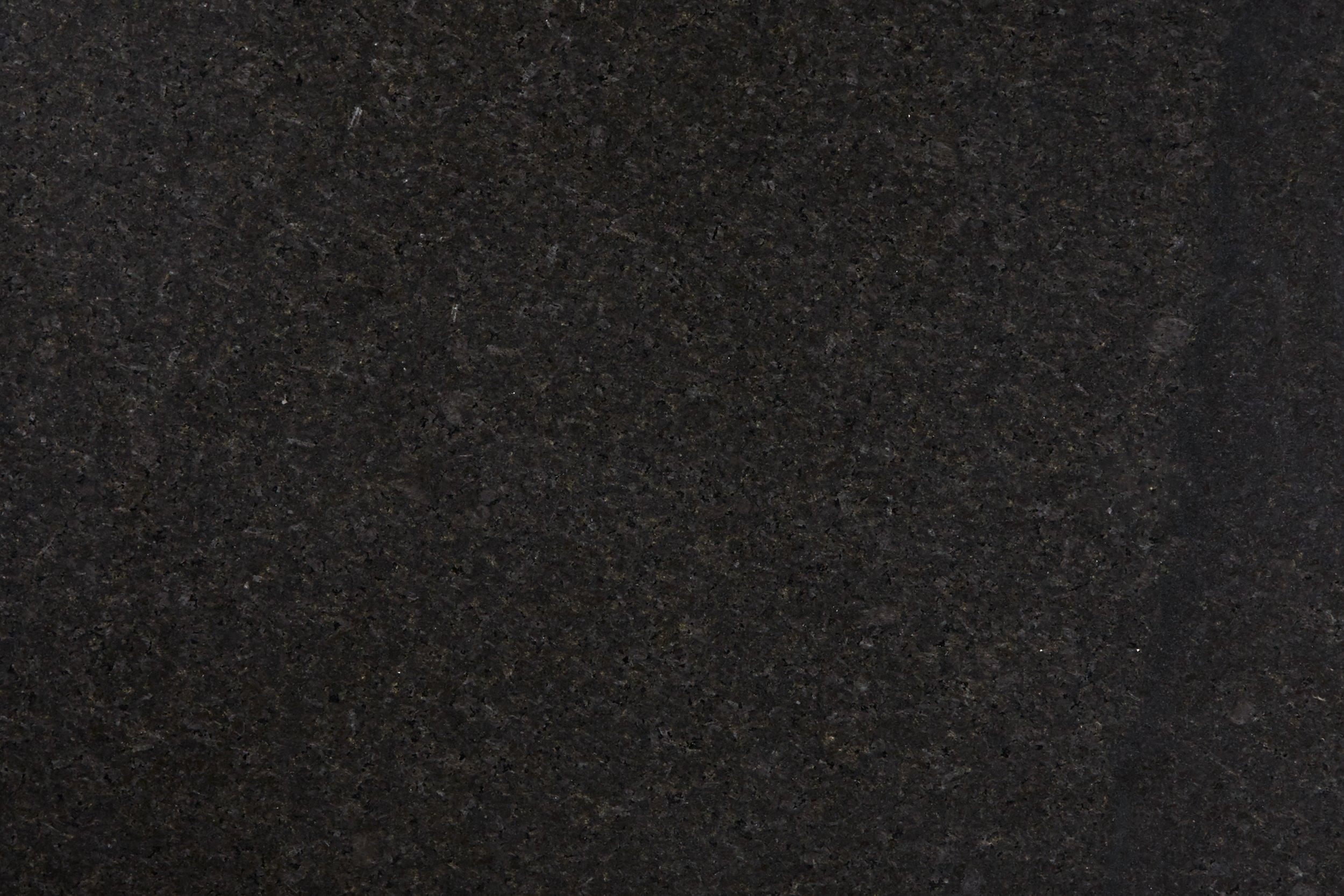 Sample - Black Pearl Brush Granite 3 cm. Custom Countertop