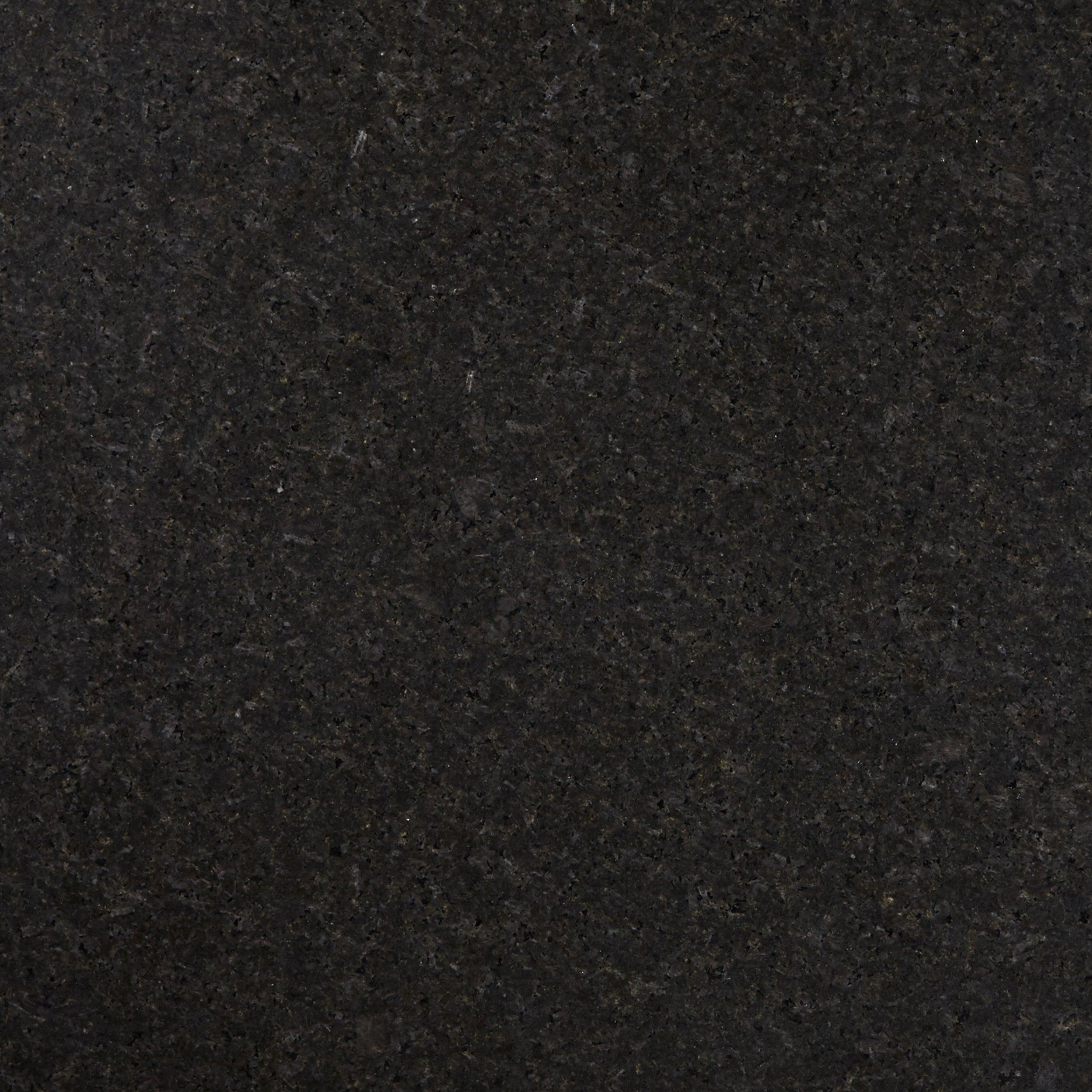 Sample - Black Pearl Brush Granite 3 cm. Custom Countertop