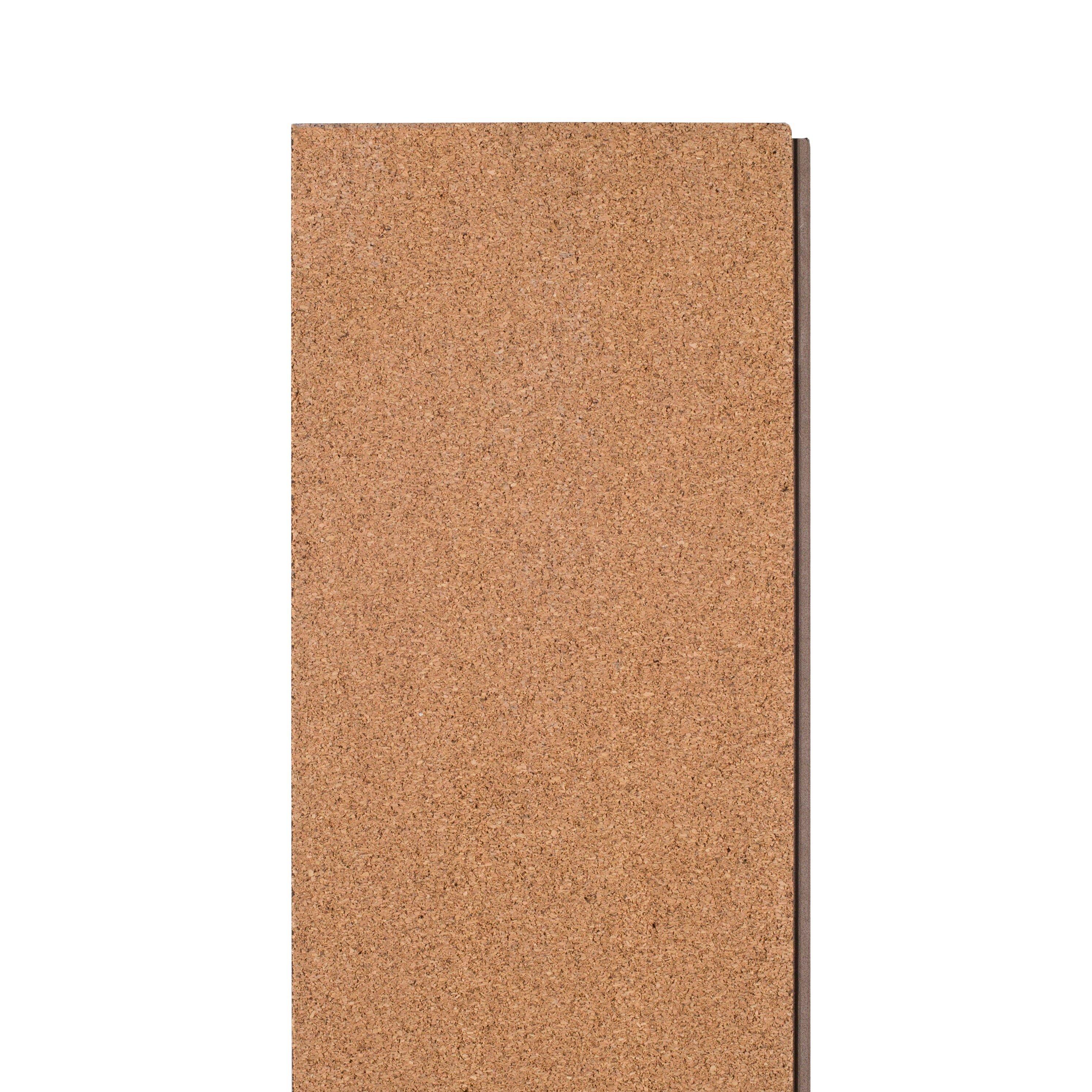 Mahogany High Gloss Rigid Core Luxury Vinyl Plank-Cork Back
