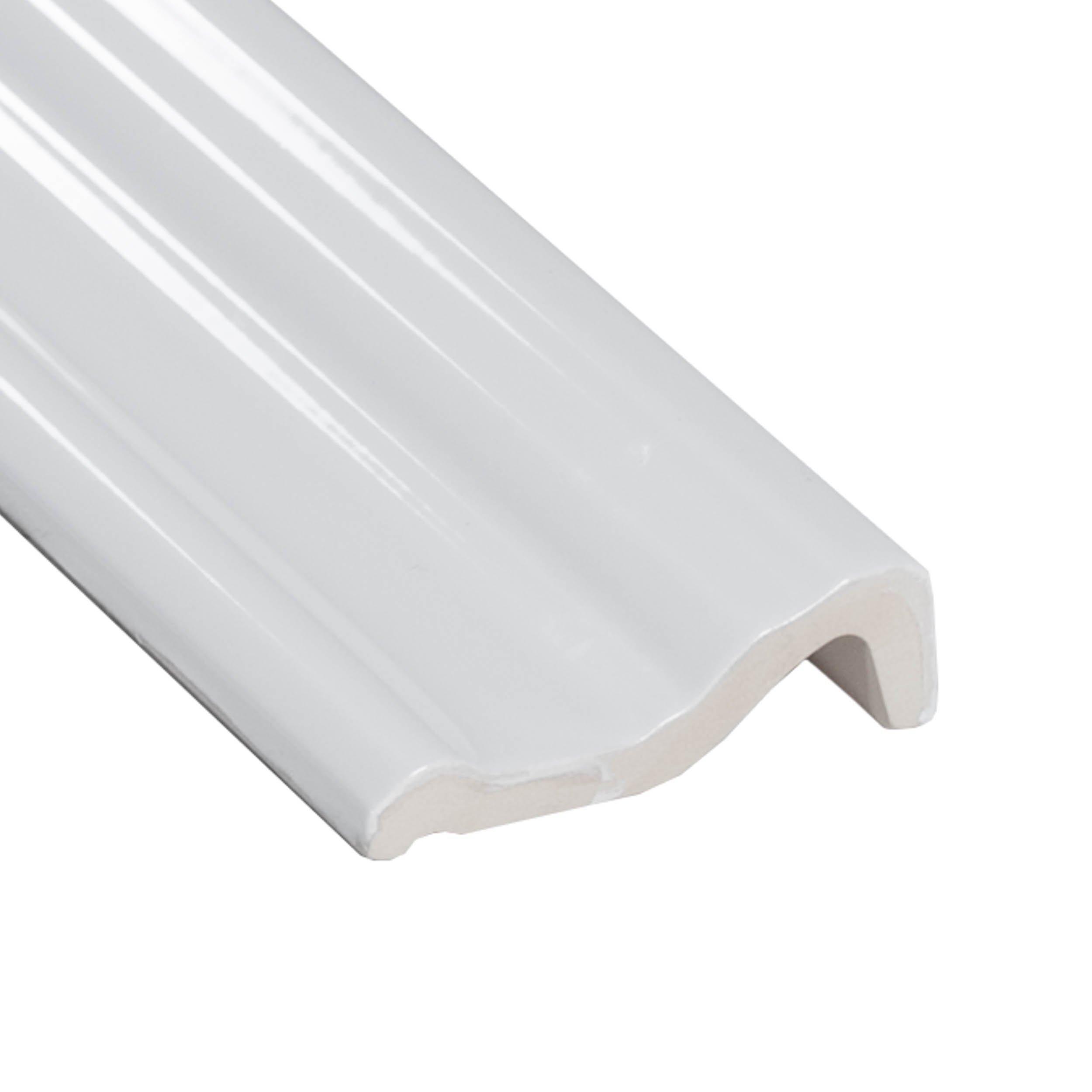 Bright White Ice Sink Rail