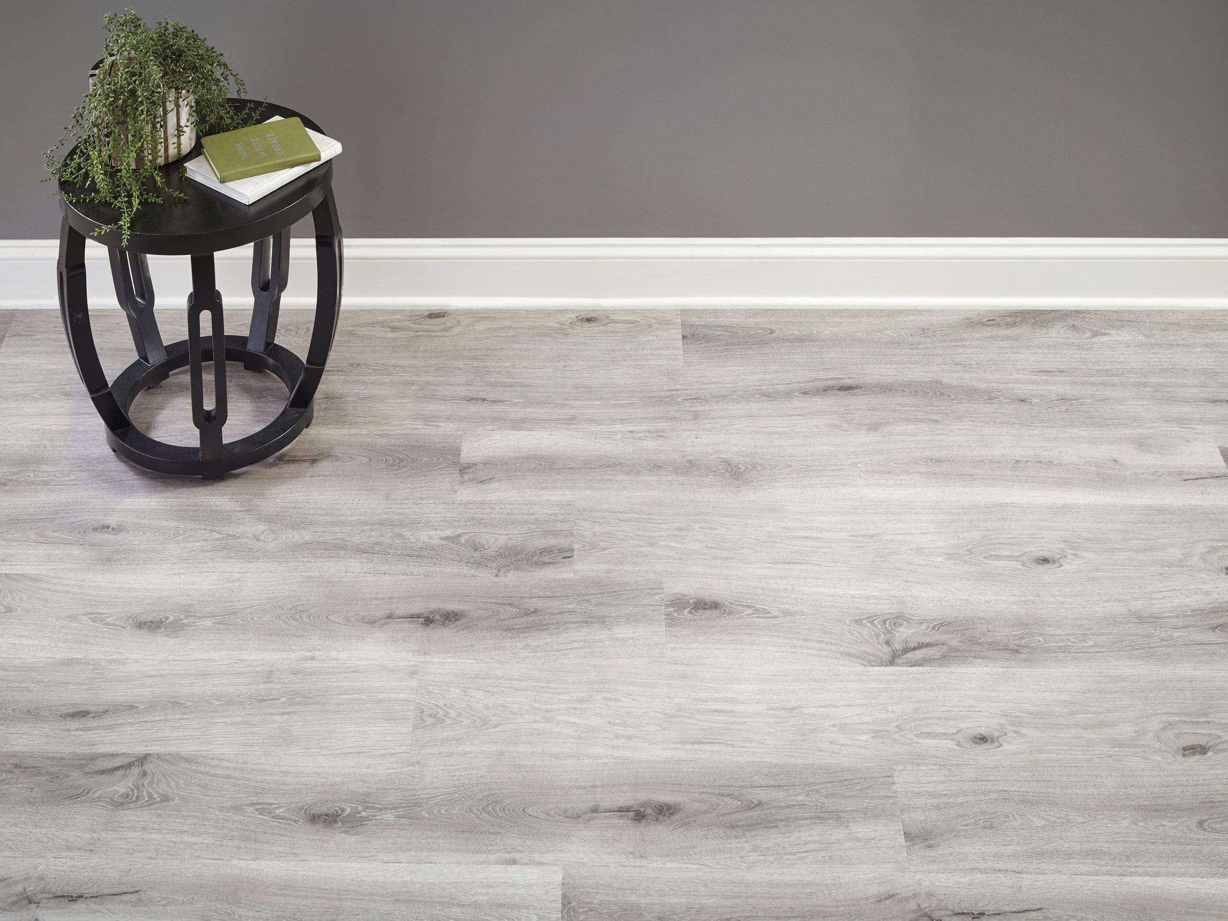 NuCore Performance | Earl Grey Rigid Core Luxury Vinyl Plank - Cork Back, 8 mm - Floor & Decor