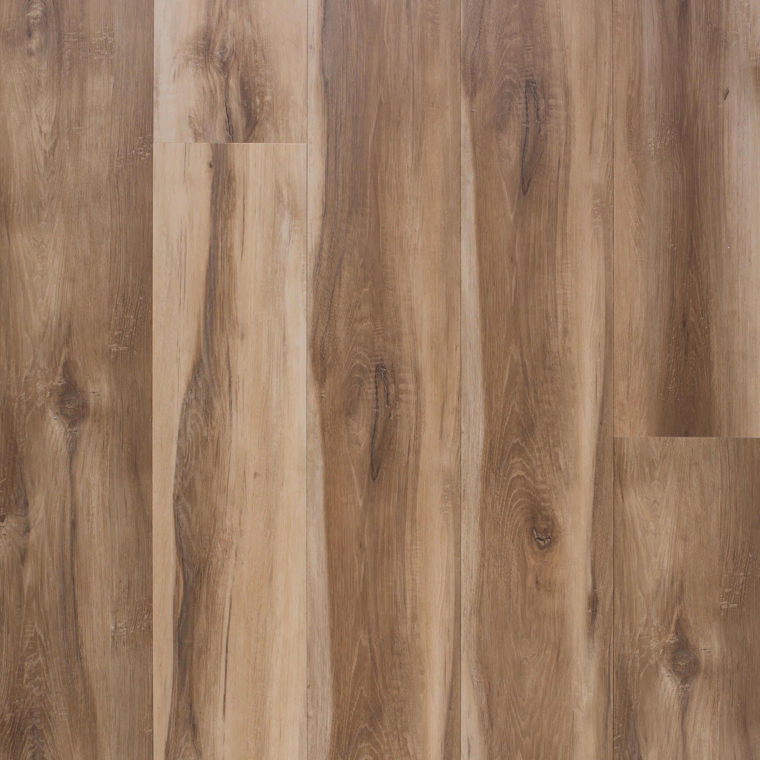 Spalted Oak Rigid Core Luxury Vinyl Plank - Cork Back