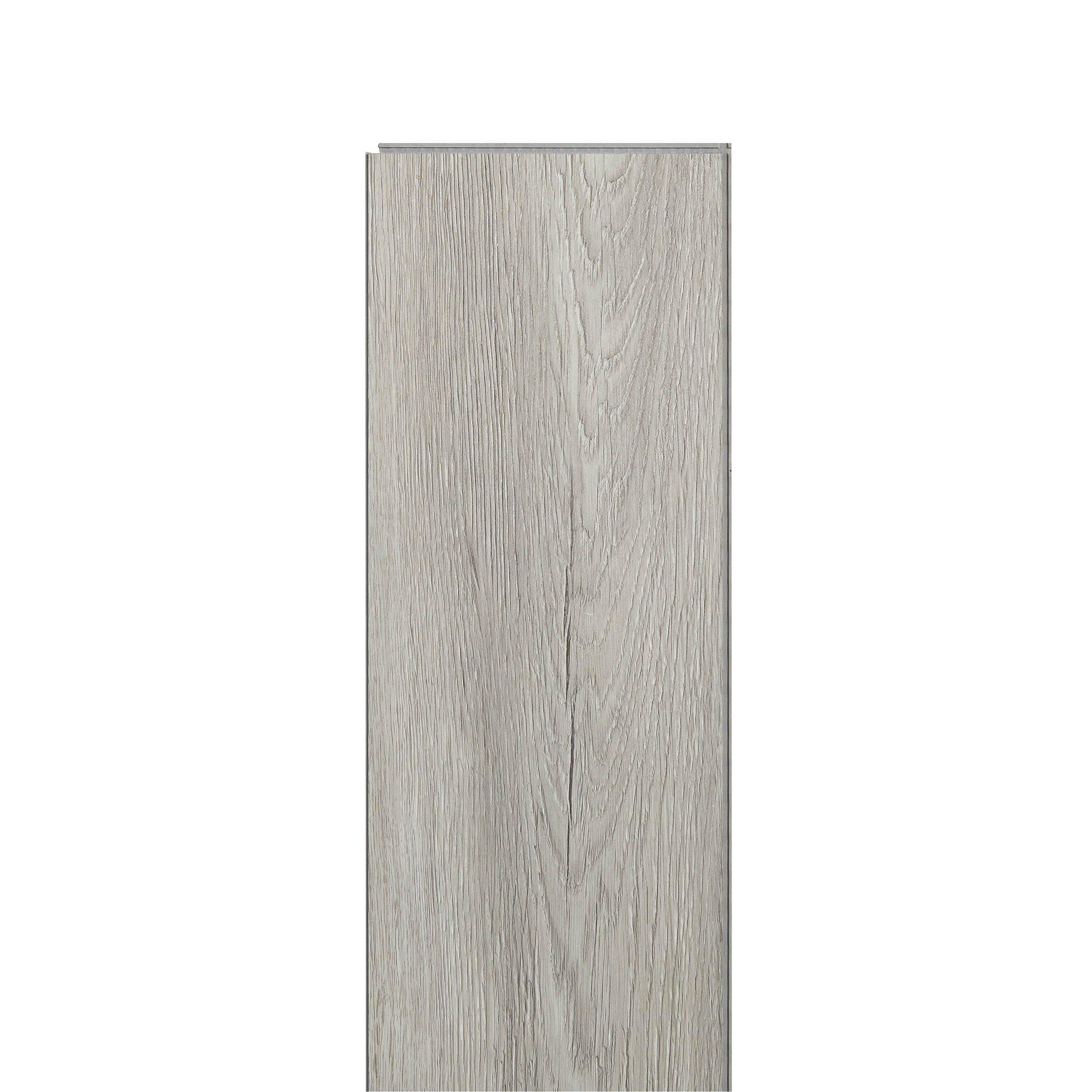 Leighton White Metal Flexible Luxury Vinyl Plank Flooring - Embossed