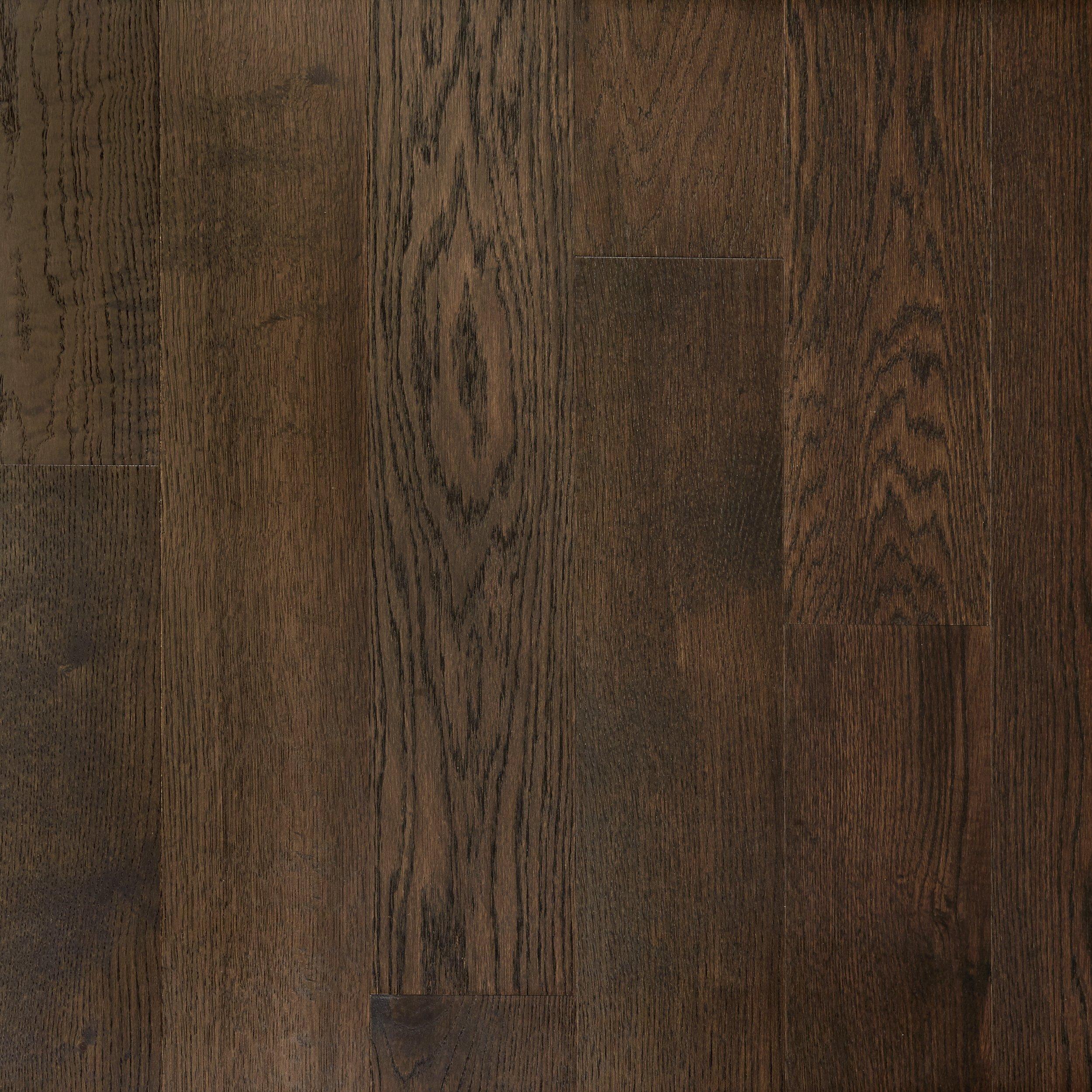 Brushed Grey Oak Wire-Brushed Water Resistant Engineered Hardwood