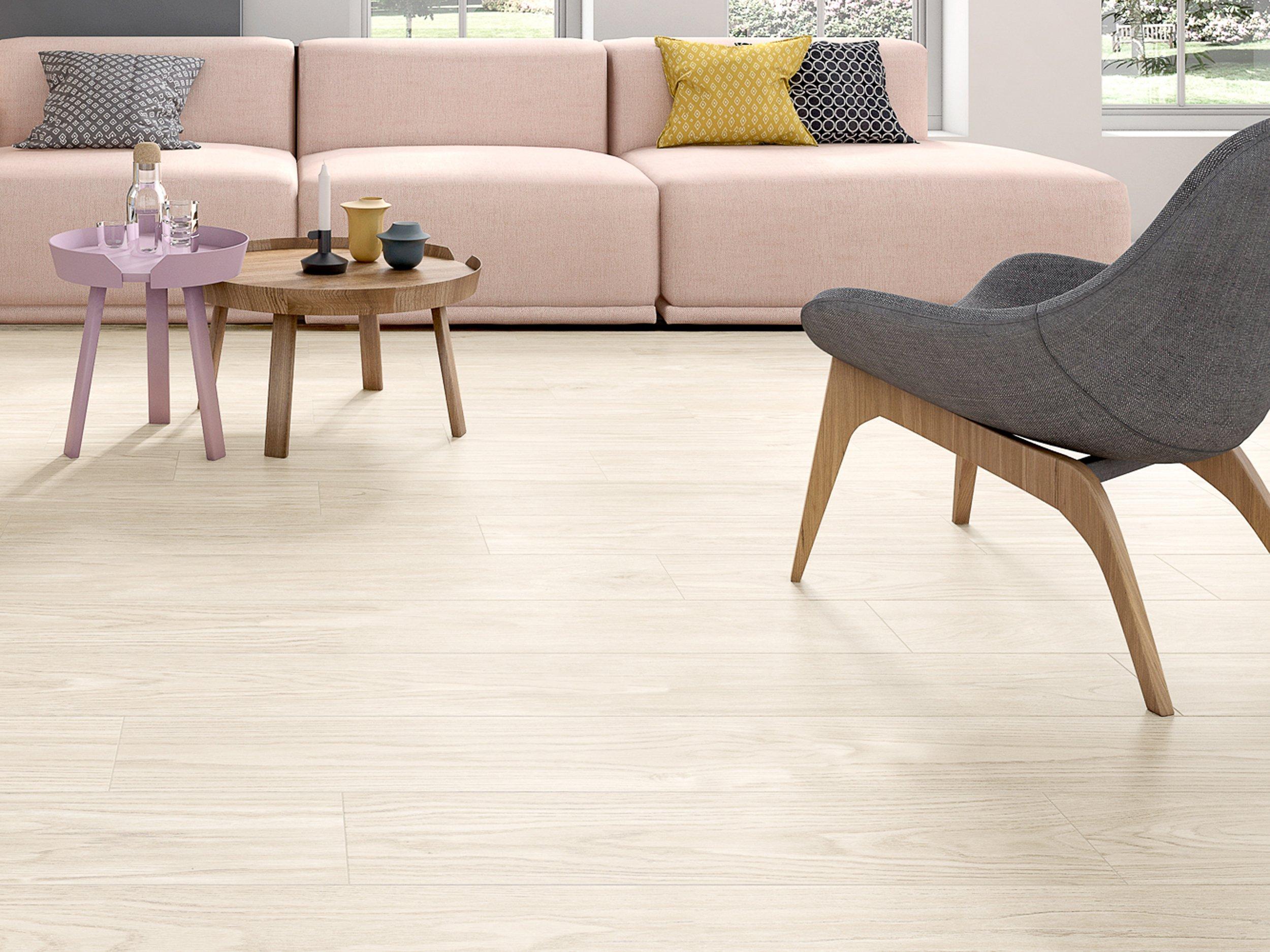 Amber White Wood Plank Porcelain Tile | Floor and Decor