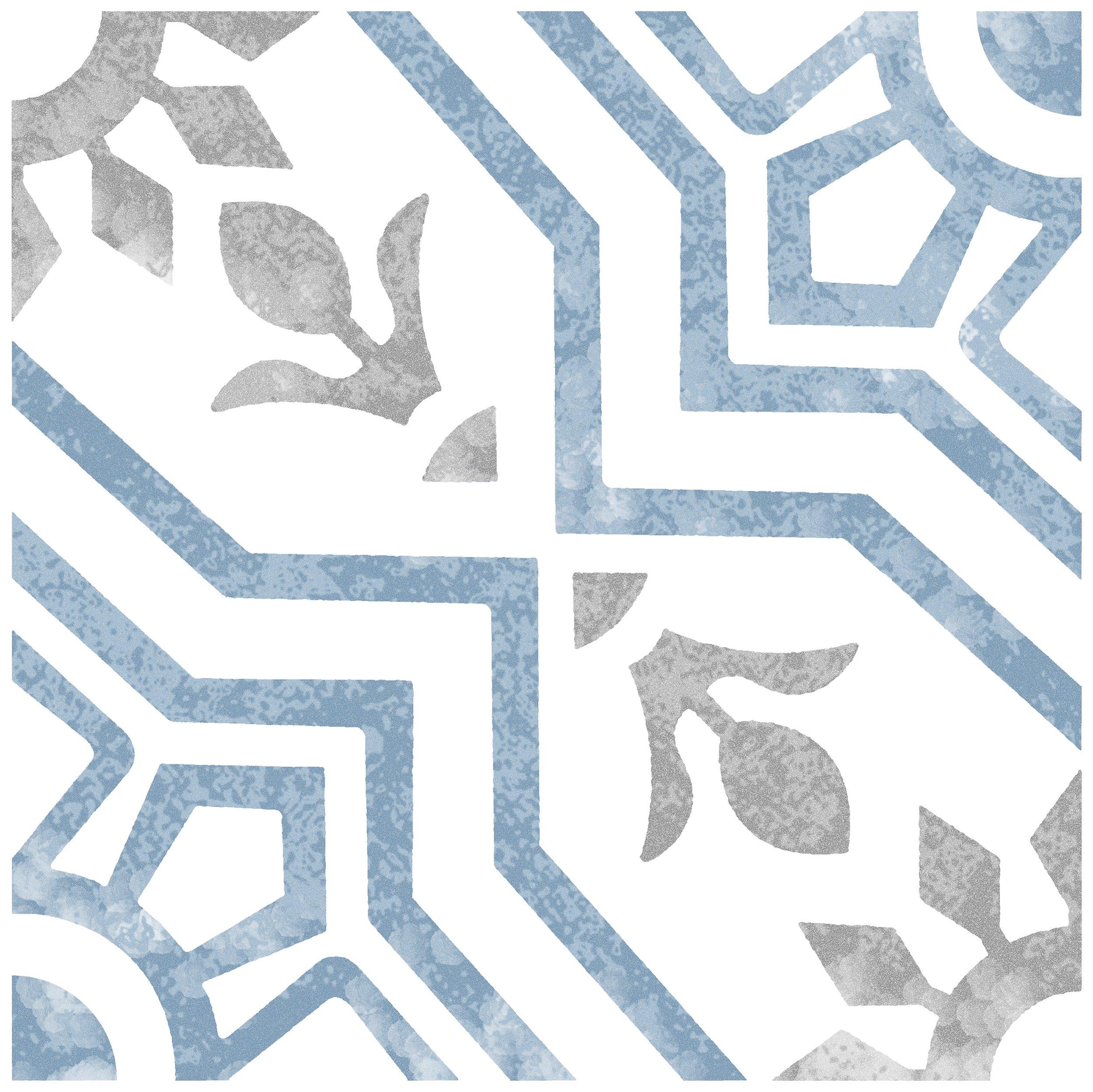 Provenzia Decorative Mix Pattern Porcelain Tile 18 x 18 100340876