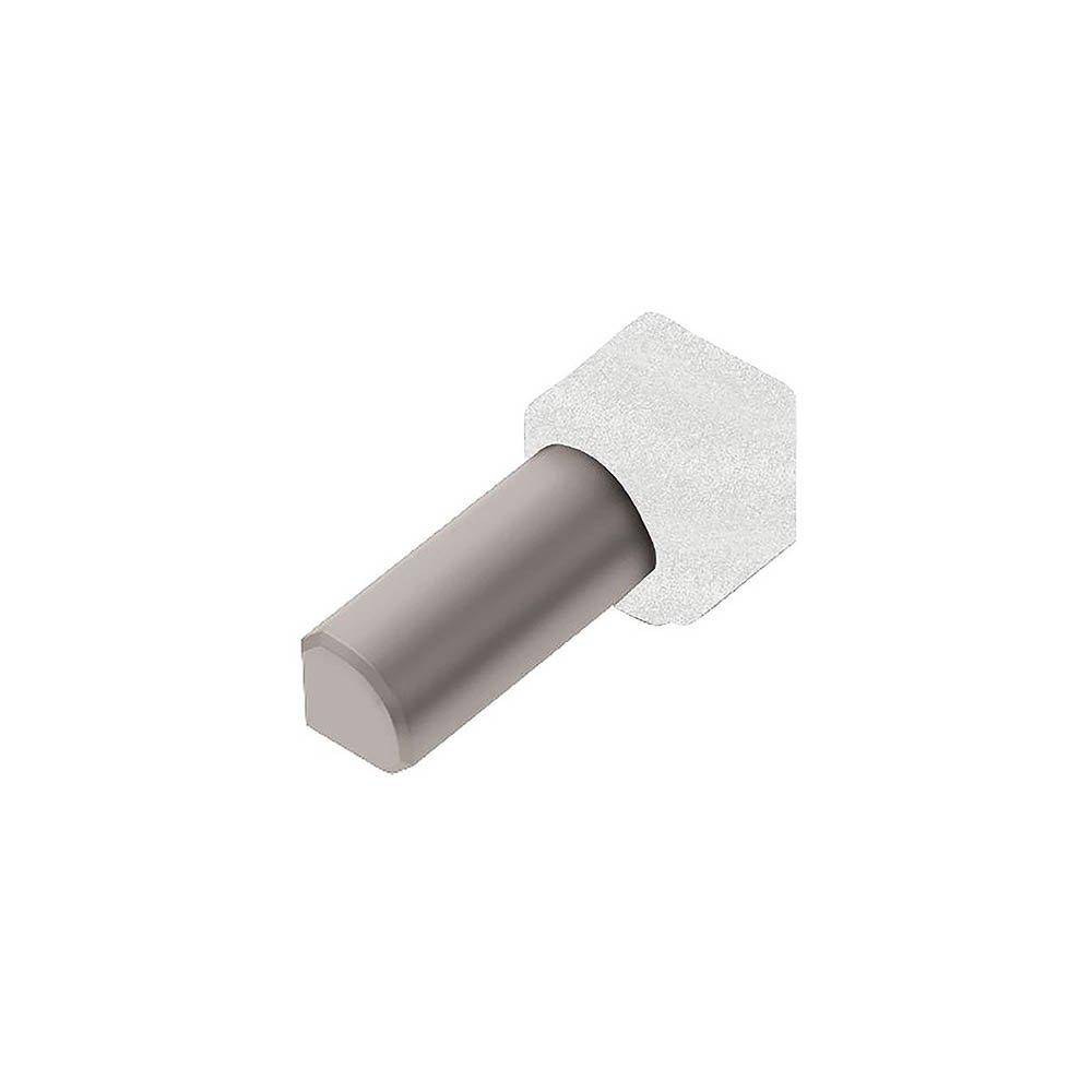 Schluter Rondec Inside Corner 1/2in. Aluminum Matte White