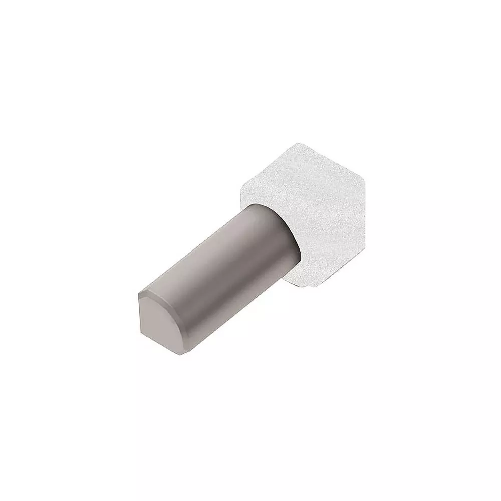 Schluter Rondec Inside Corner 1/2in. Aluminum Matte White