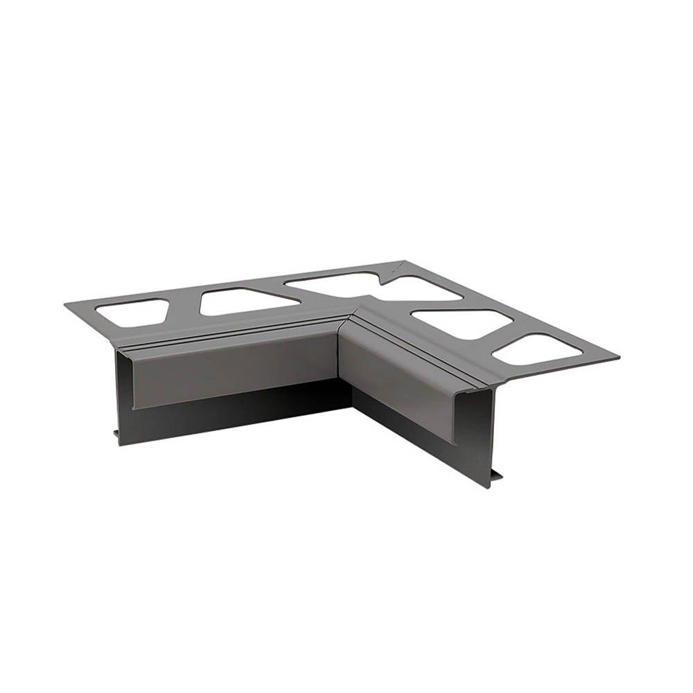 Schluter Bara-Rak In Corner 90 Degree Aluminum Metallic Gray