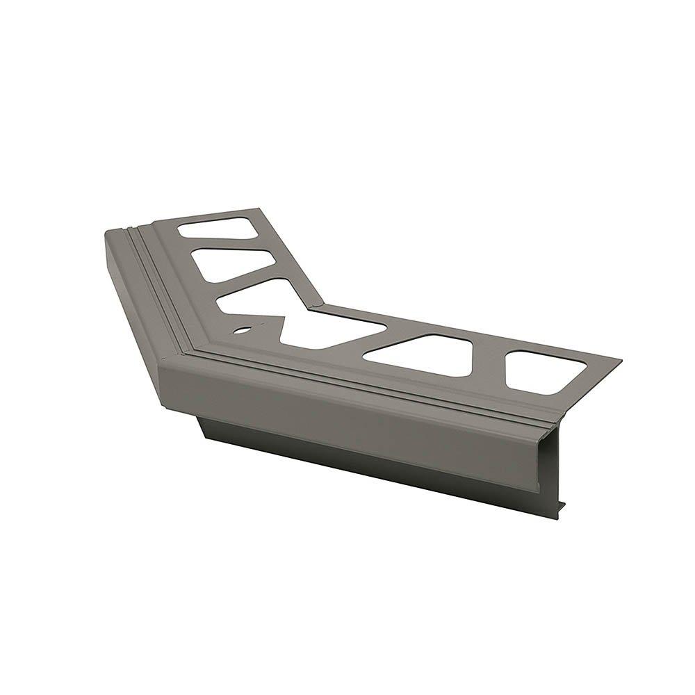 Schluter Bara-Rak Out Corner 135 Degree Aluminum Metallic Gray