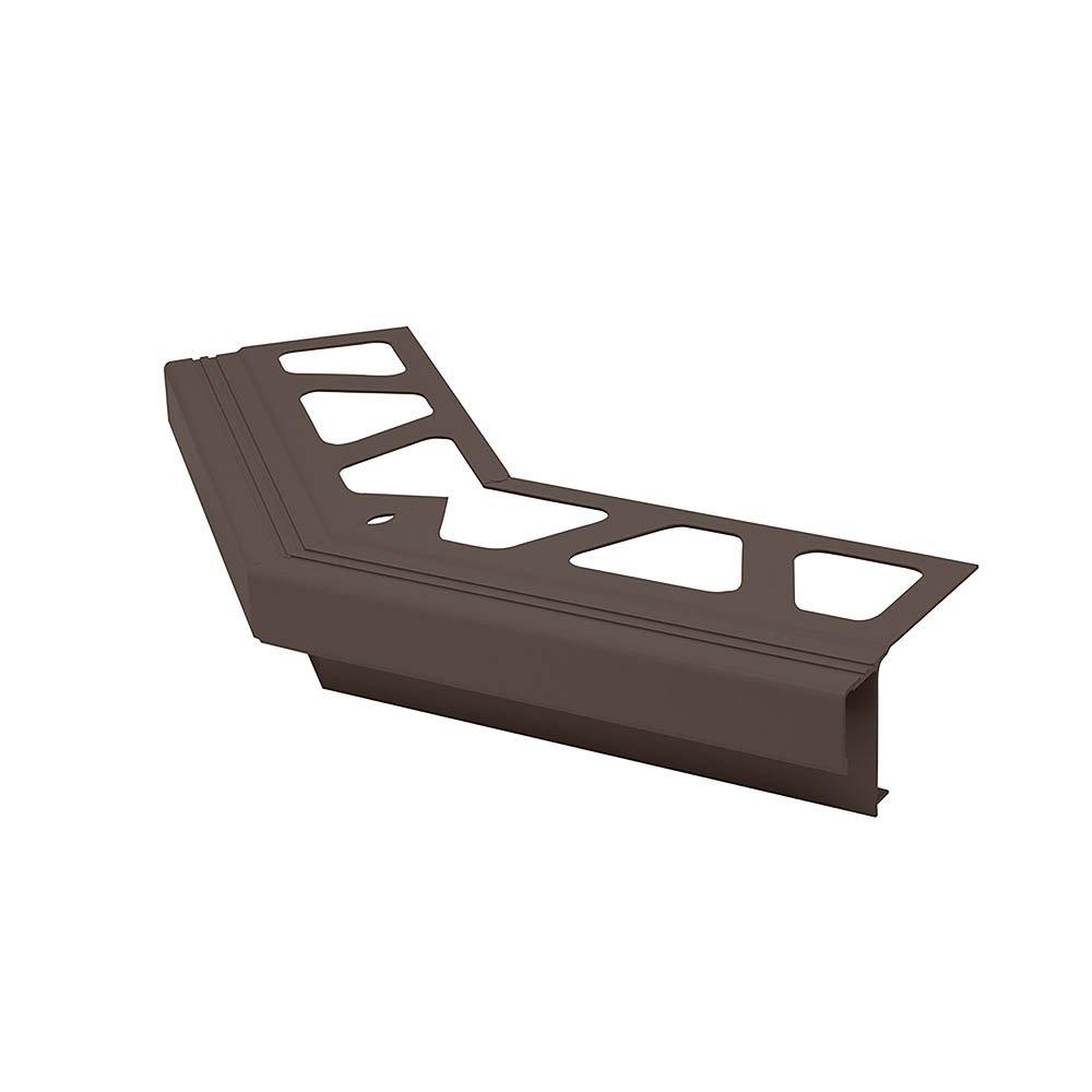 Schluter Bara-Rak Out Corner 135 Degree Aluminum Black Brown