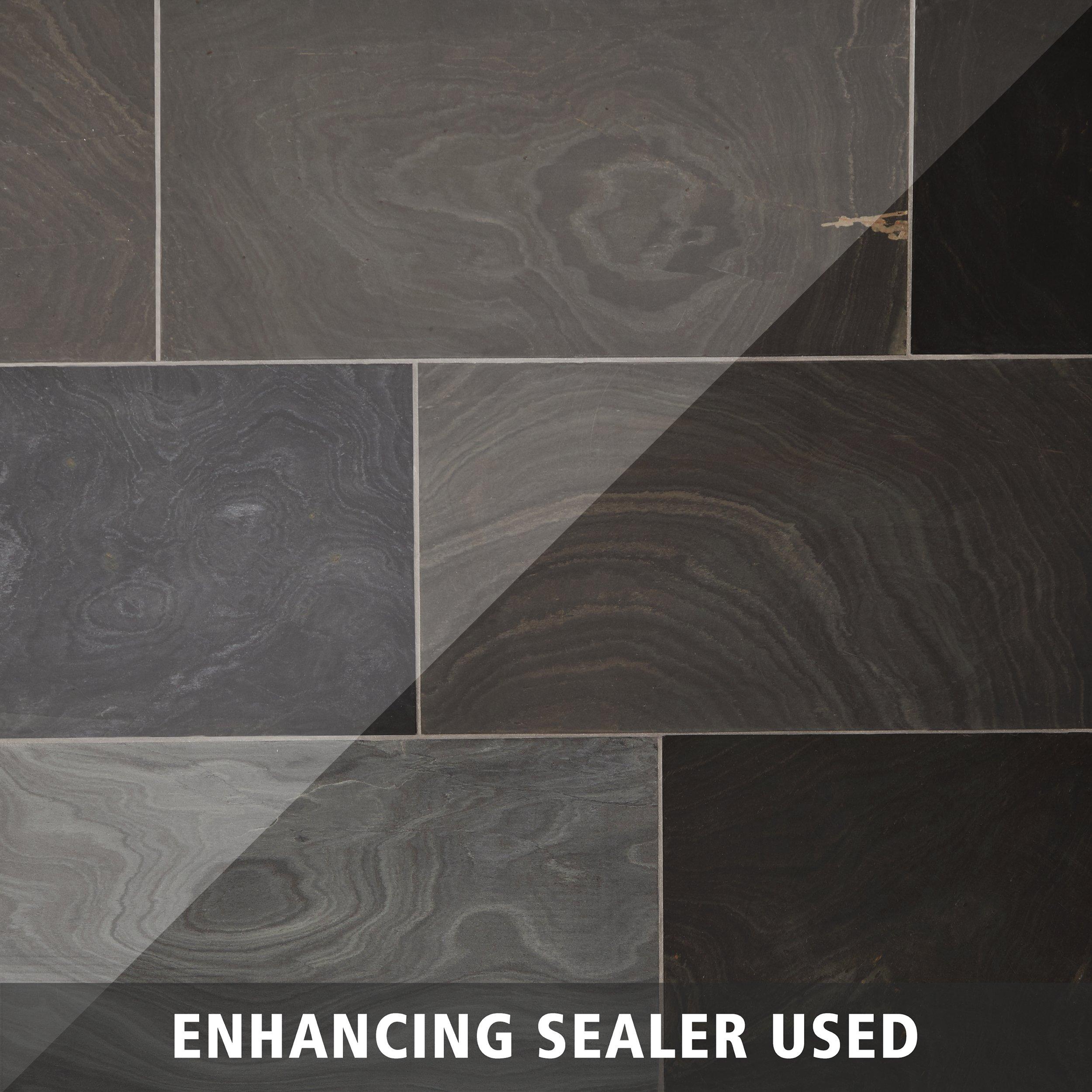 Black Honed Slate Tile Floor And Decor, Slate Tile Floor Patterns