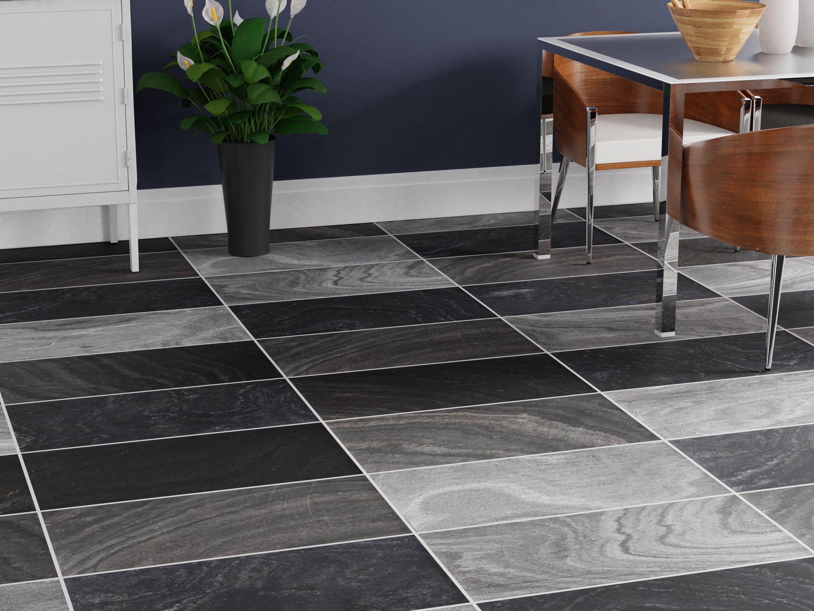 Black Honed Slate Tile