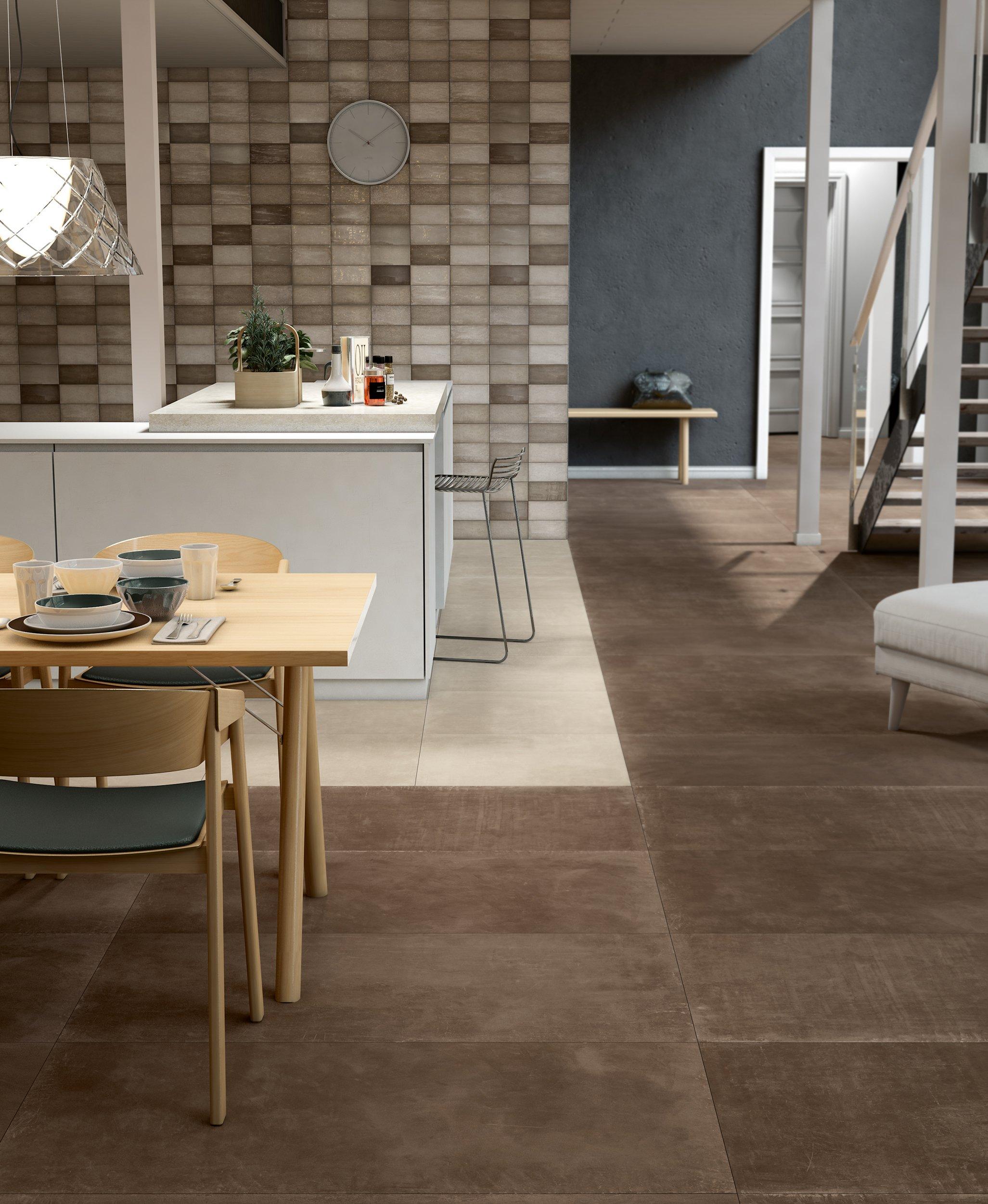 light brown tile