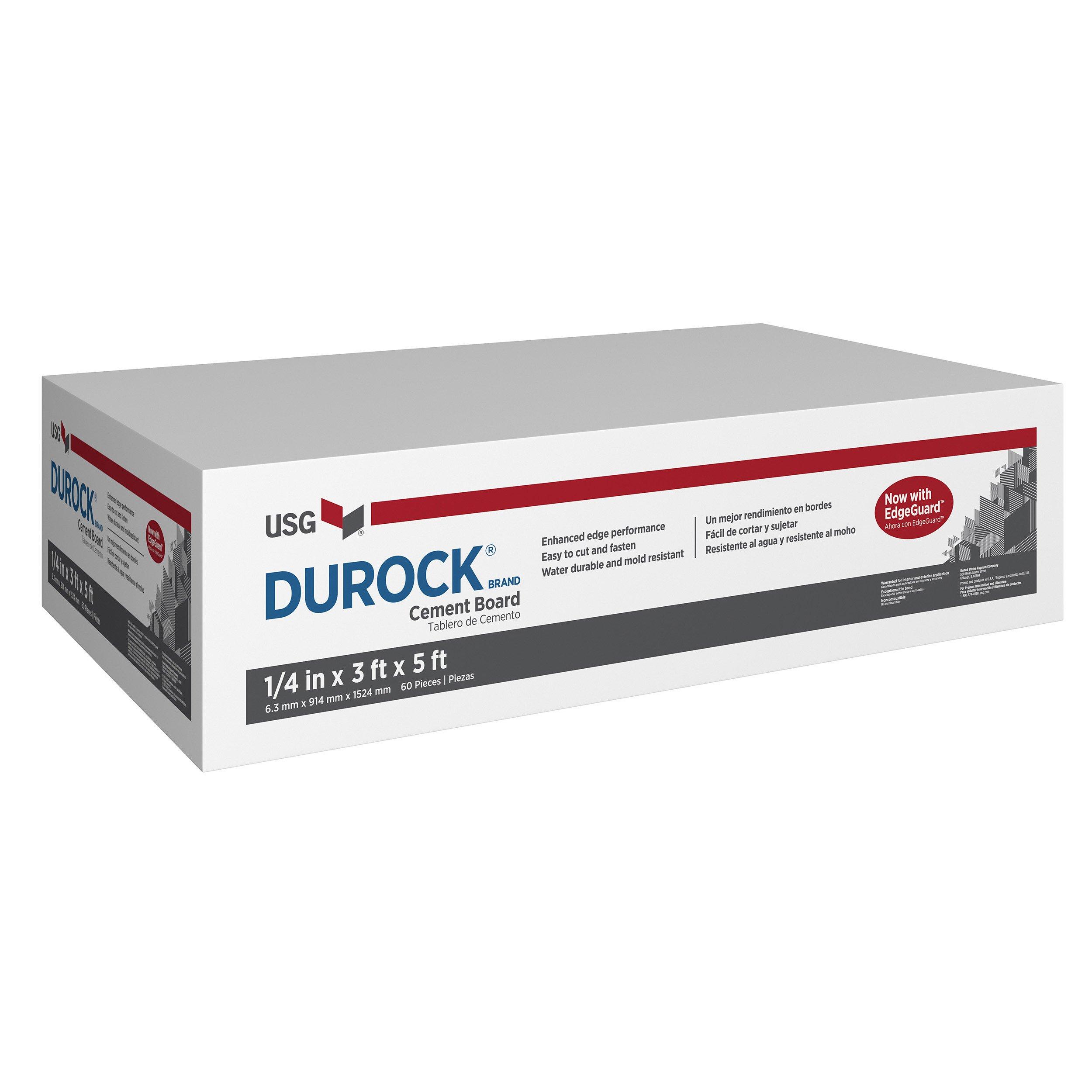 Durock Cement Board with EdgeGuard