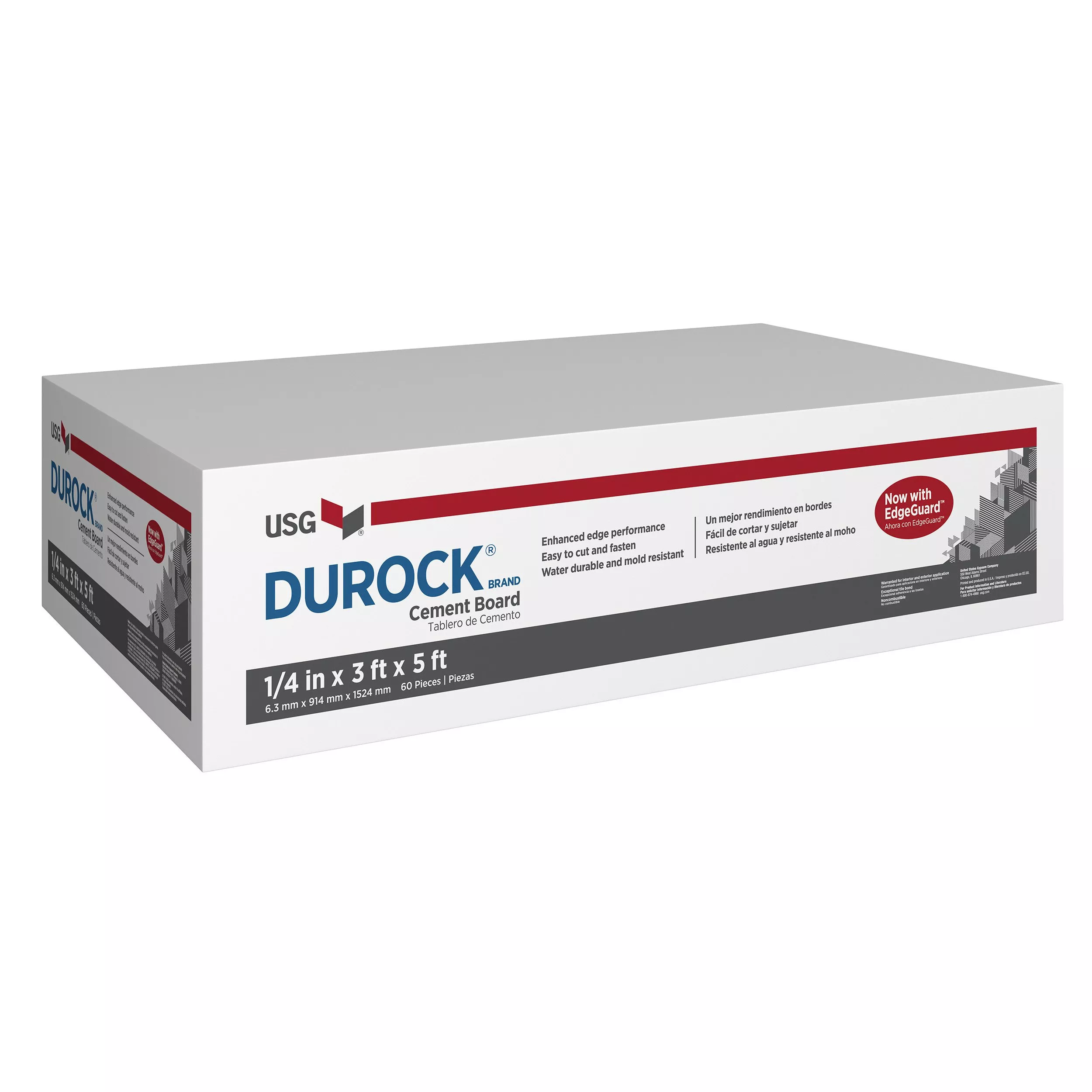 Durock Cement Board with EdgeGuard