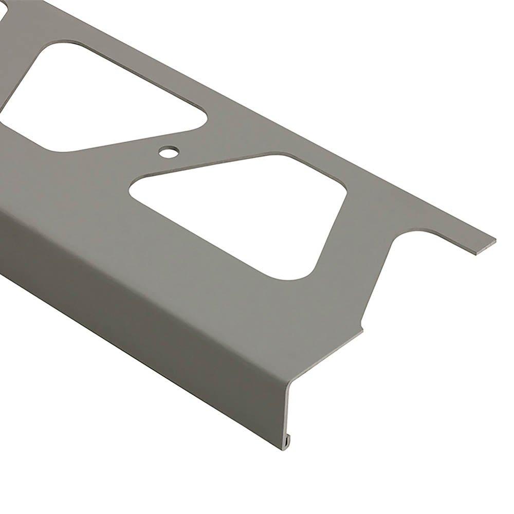 Schluter Bara-Rw Balcony Edge 4-3/4in. Aluminum Metallic Grey