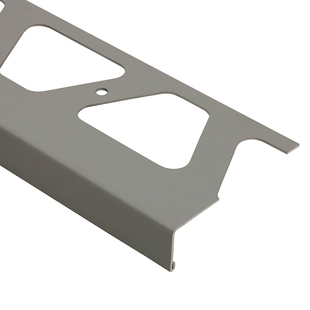 Schluter Bara-Rw Balcony Edge 6in. Aluminum Metallic Grey