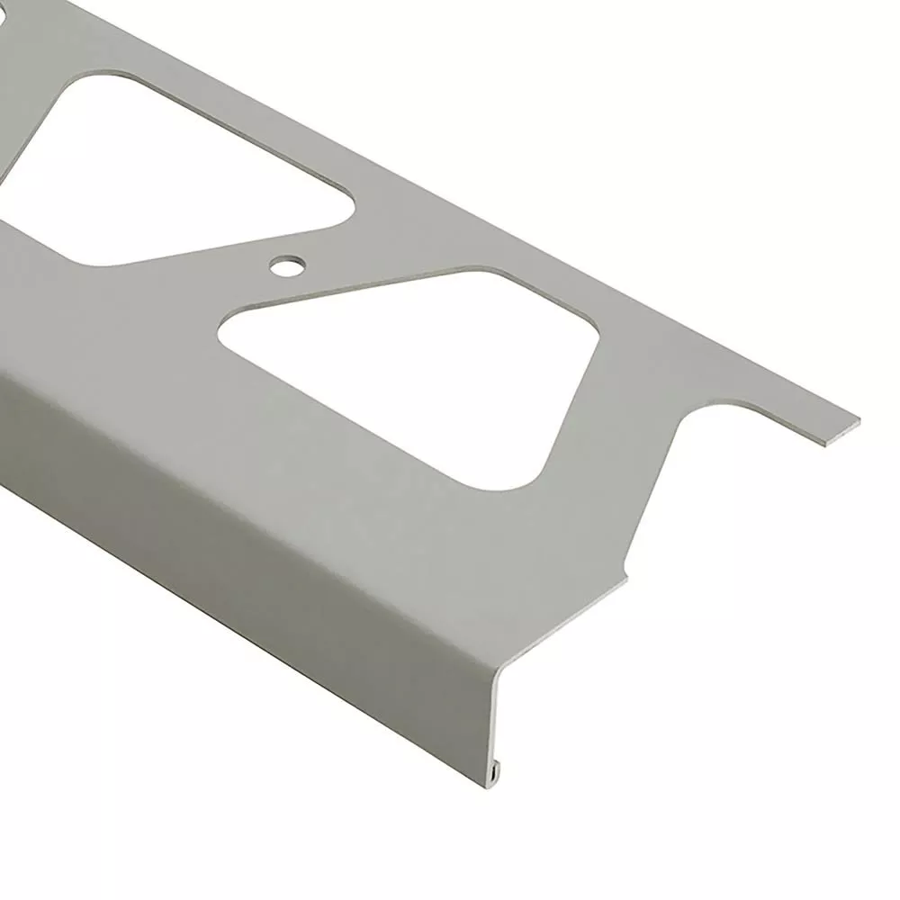 Schluter Bara-Rw Balcony Edge 9/16in. Aluminum Classic Grey
