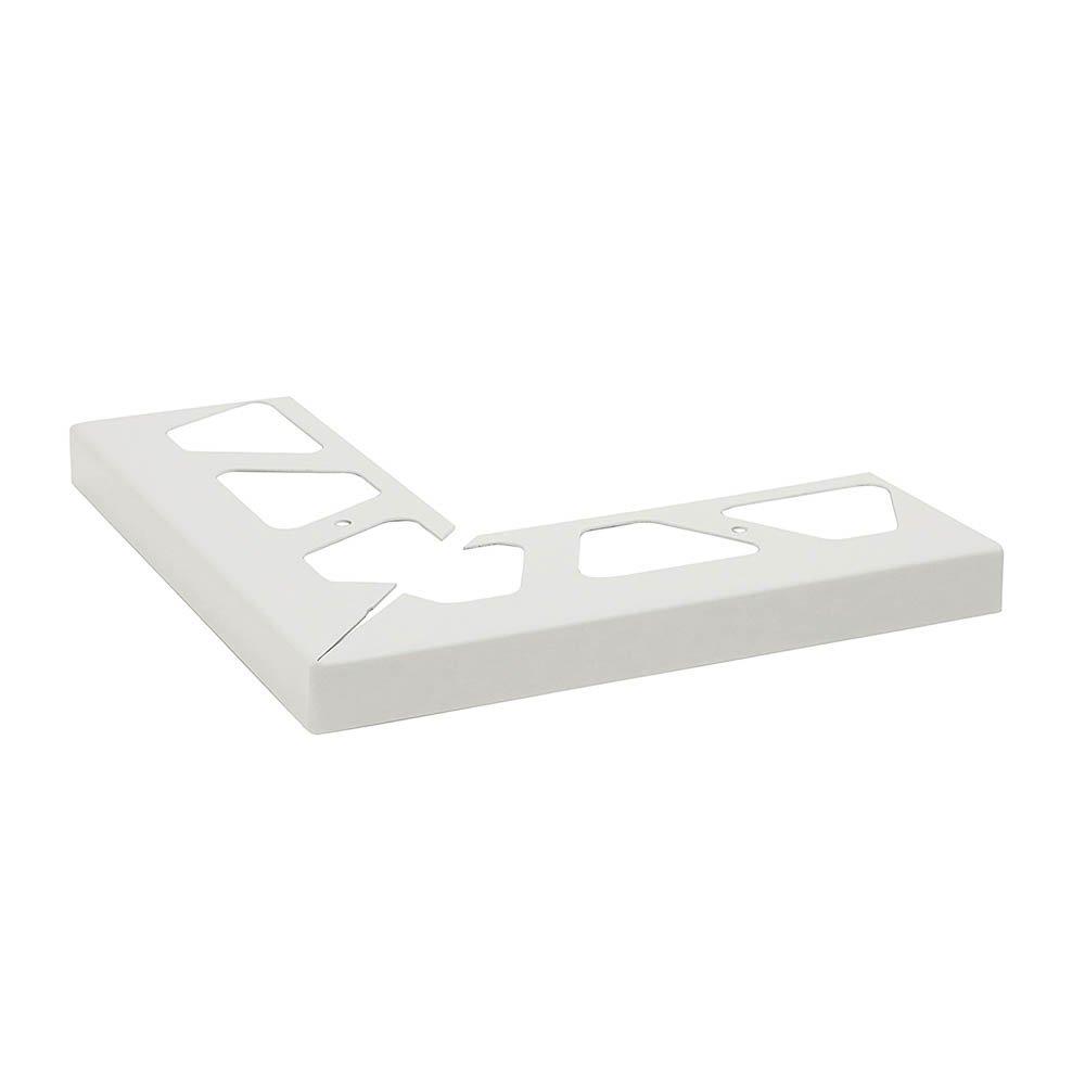 Schluter Bara-Rw Out Corner 90 Degree 4-3/4in. Aluminum Bright White