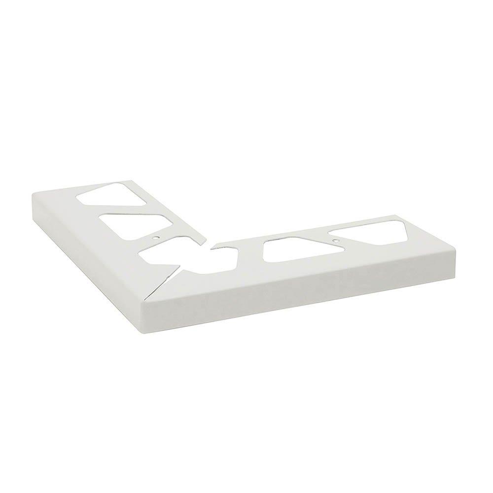Schluter Bara-Rw Out Corner 90 Degree 3in. Aluminum Bright White