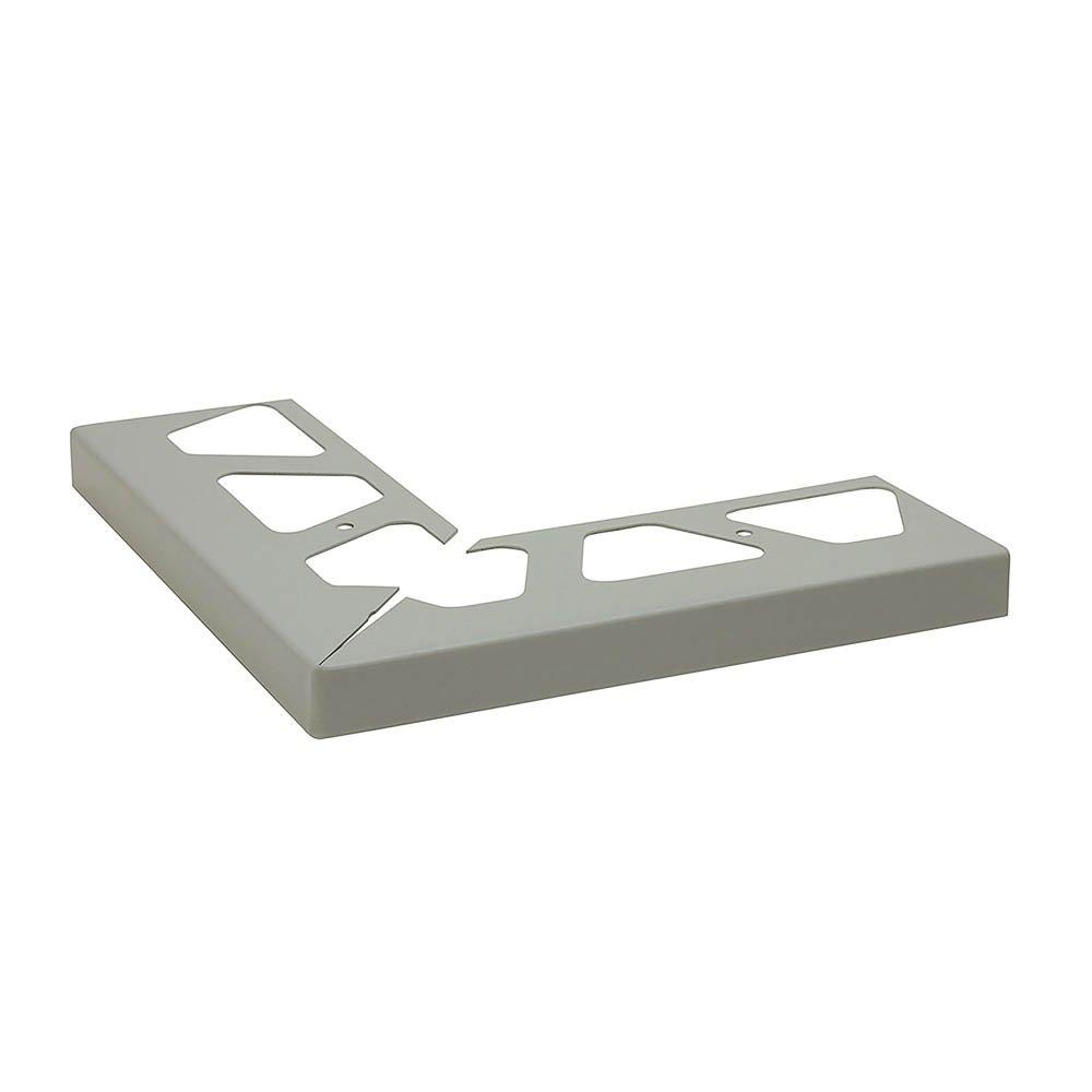 Schluter Bara-Rw Out Corner 90 Degree 3in. Aluminum Classic Gray