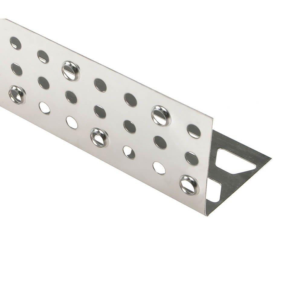 Schluter Bara-Esot Skirting Support 4-3/8in. Stainless Steel