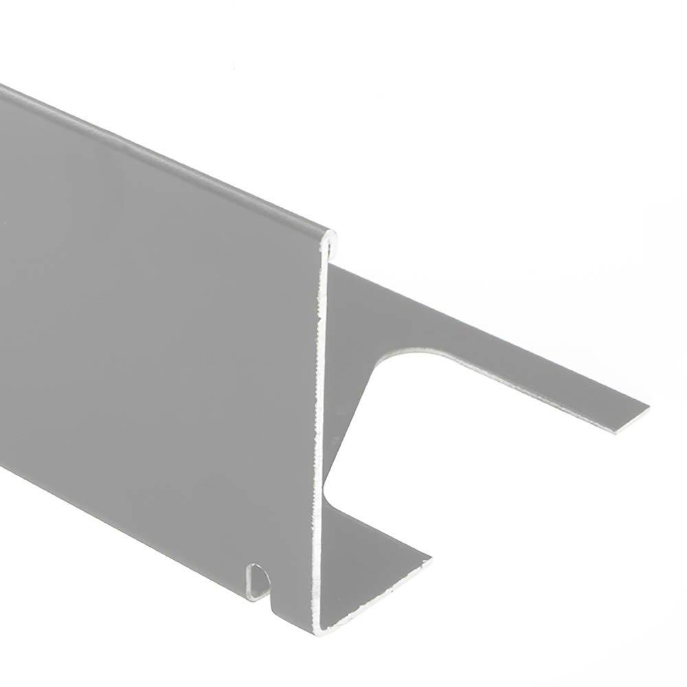 Schluter Bara-Rwl Balcony Edge 6in. Aluminum Classic Grey