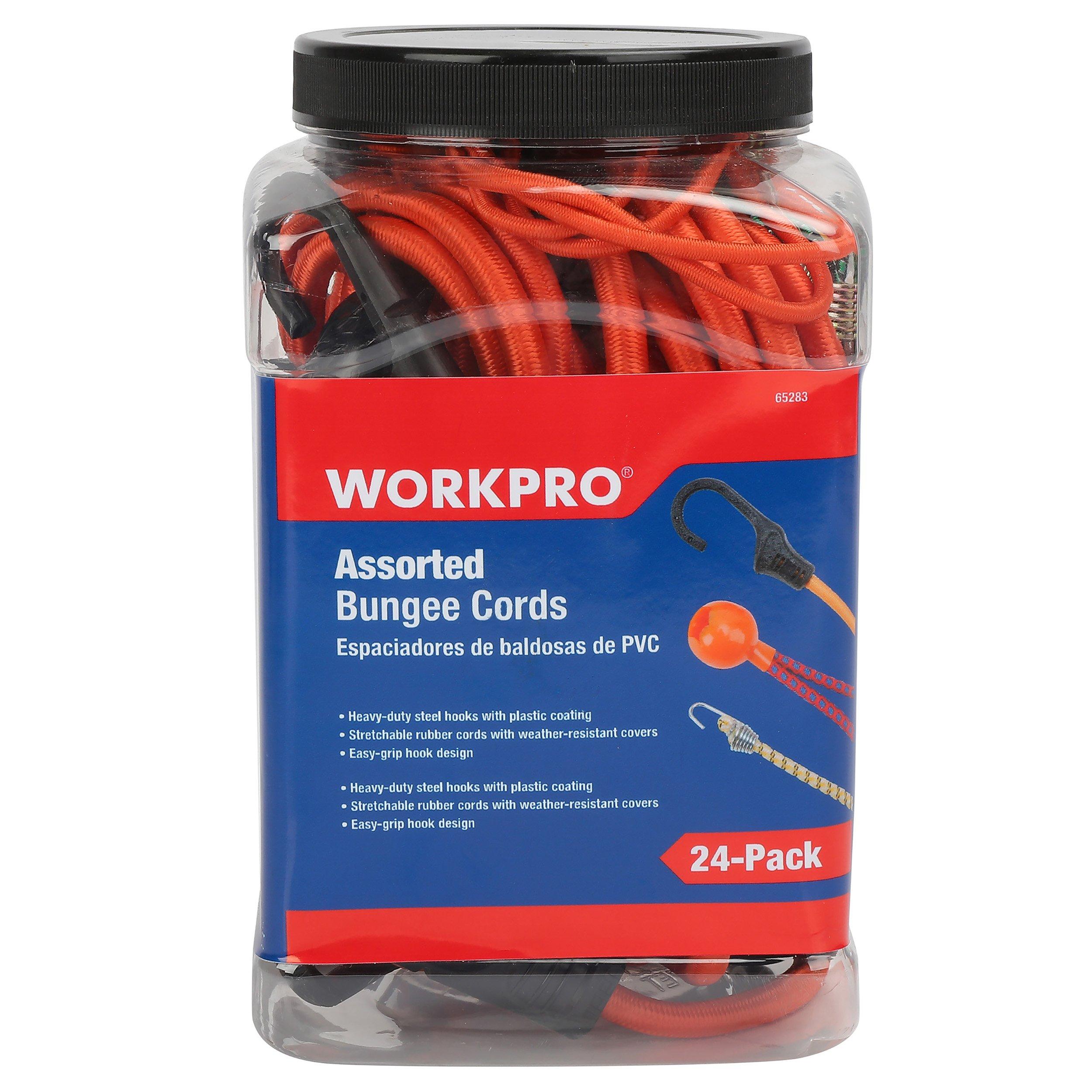 Work Pro Assorted Bungee Cords - 24pk.