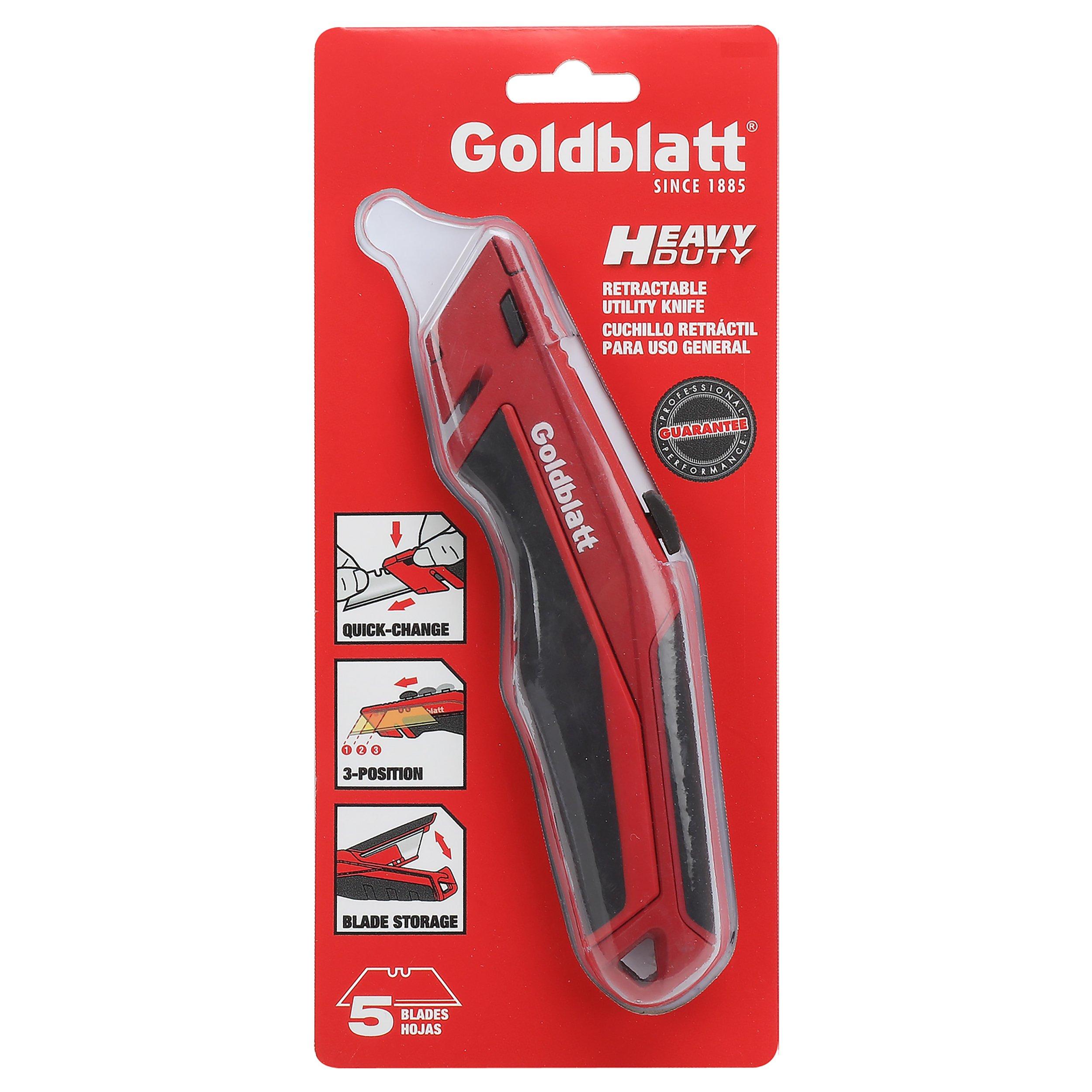 Goldblatt Heavy Duty Retractable Utility Knife Floor and Decor