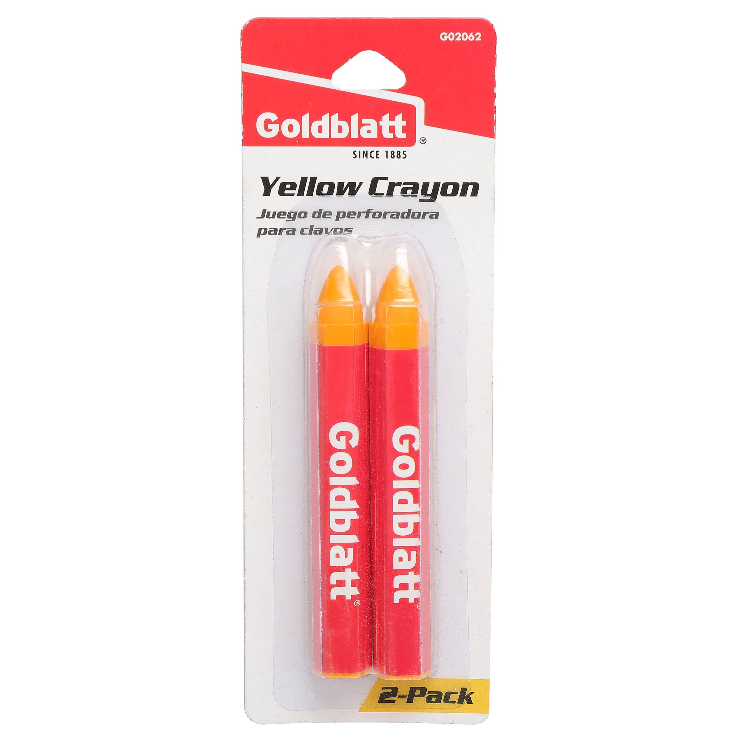Goldblatt Yellow Marking Crayon - 2pk.