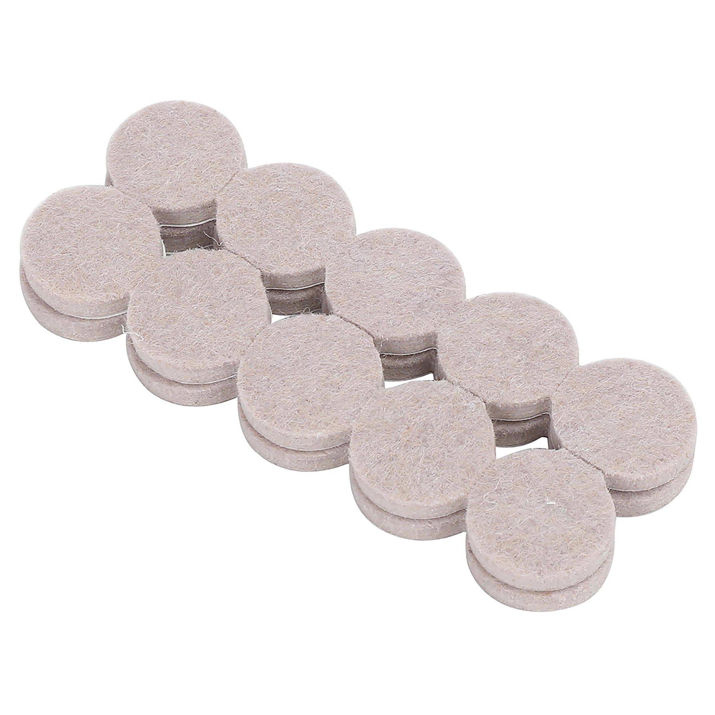 Expanded 7/8 Tap In Heavy Duty Felt Pads, 100/pkg