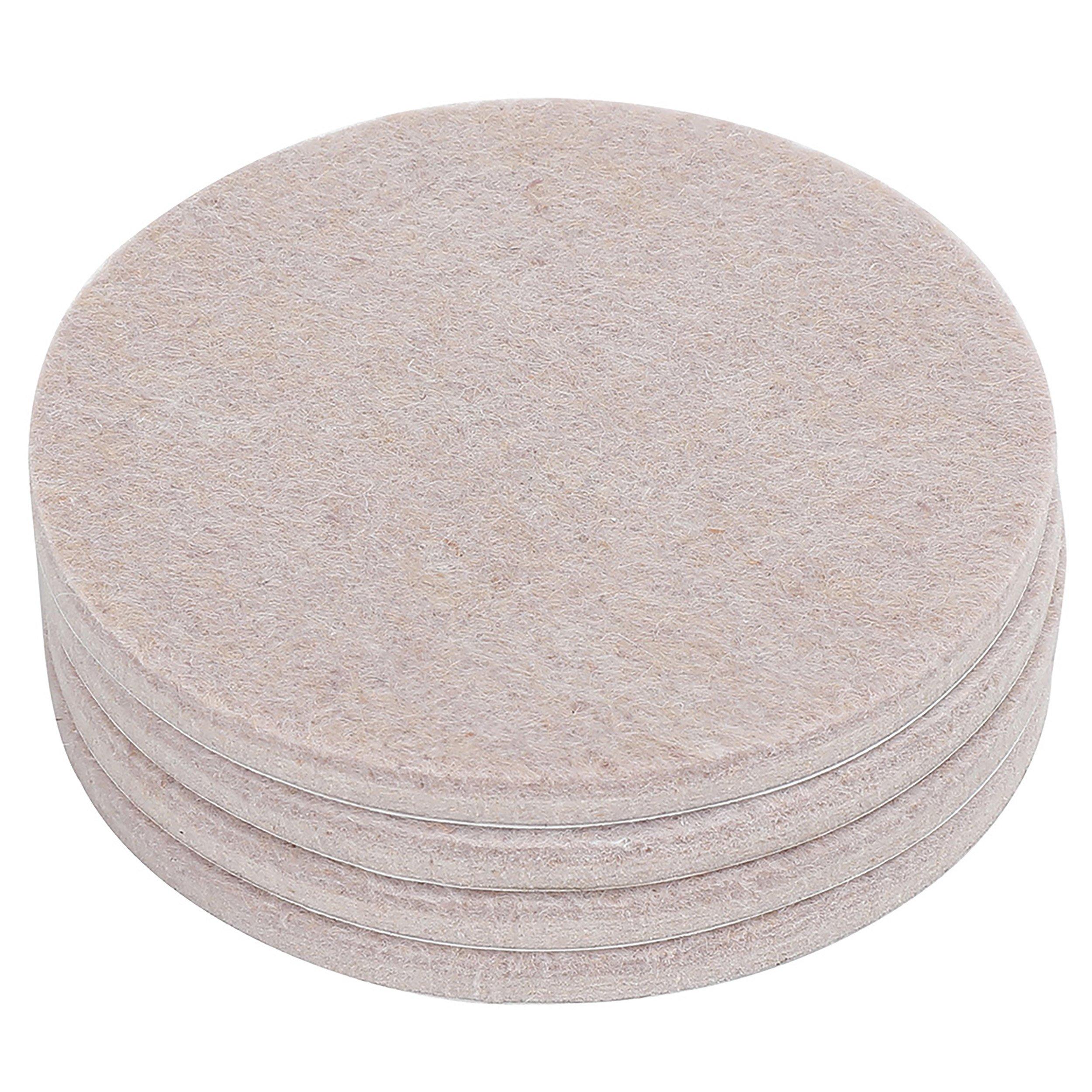 Work Pro 3in. Heavy Duty Felt Pads - 4pk.